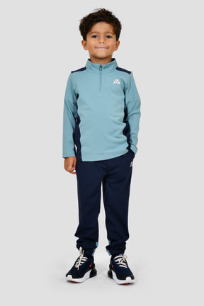 Infants Peak 1/4 Zip Pant Set - Dry Smoke/Midnight Blue