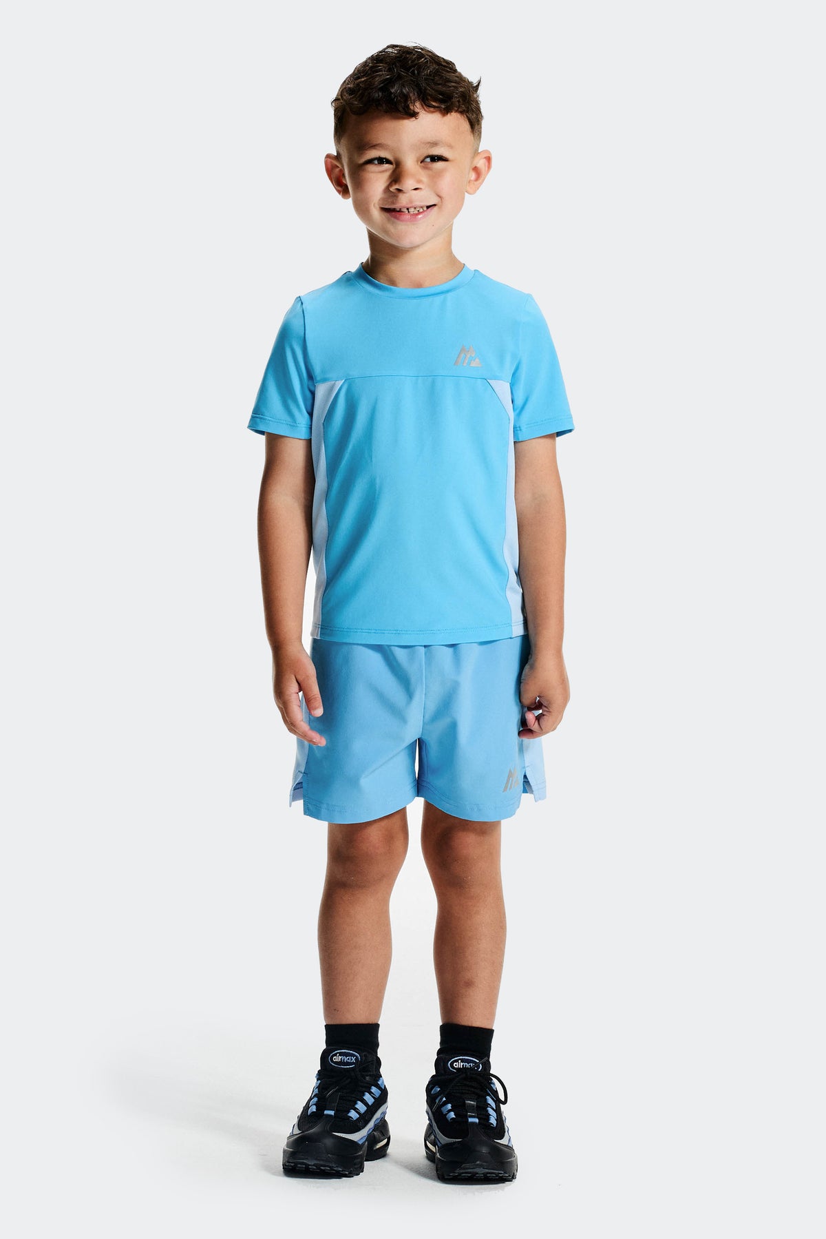Baby Jongens Peak 2.0 T-Shirt/Korte Broek Set - Blauwe Bloesem/Zalig Blauw