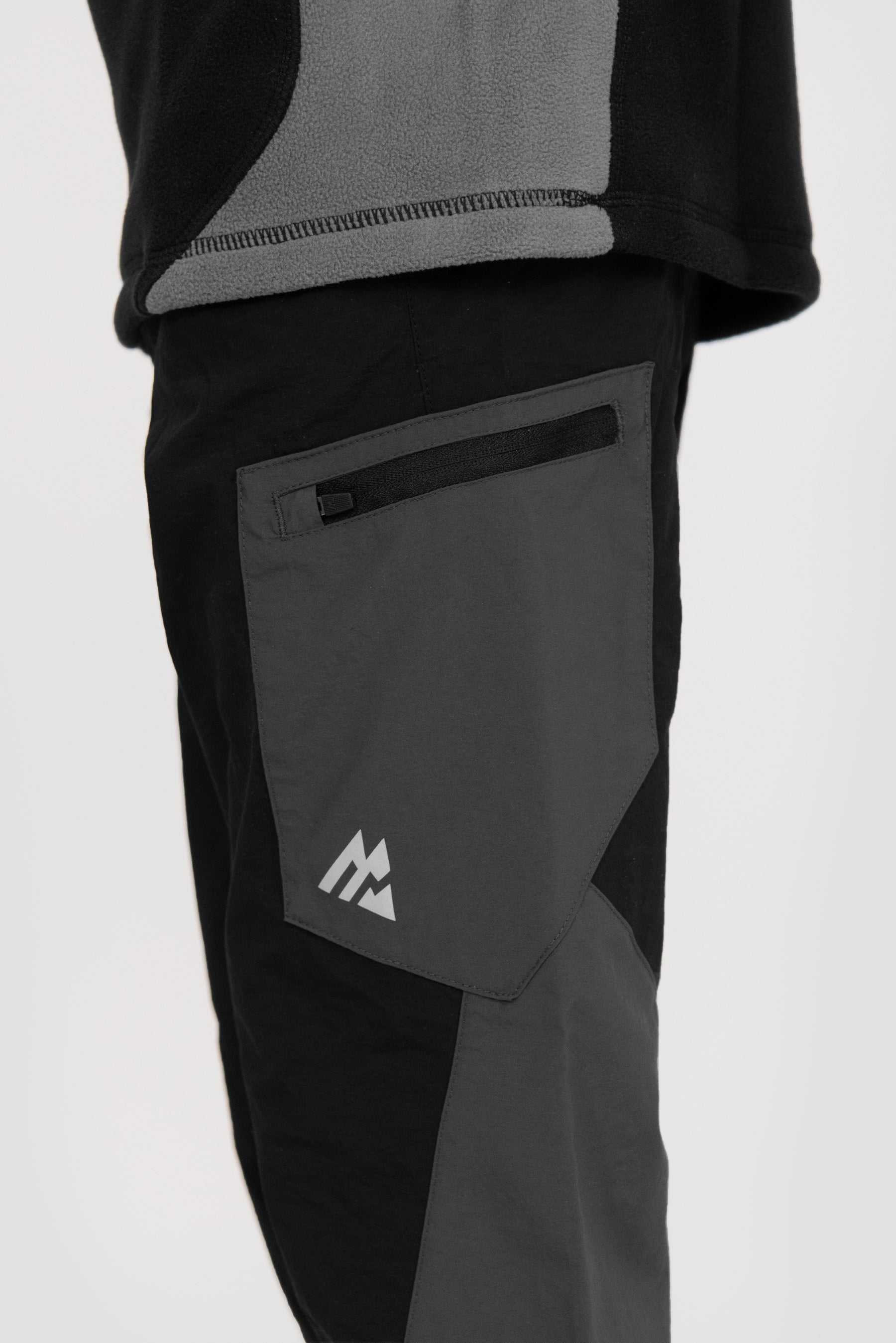 Peak Tech Pantalone Ragazzi - Asfalto/Nero