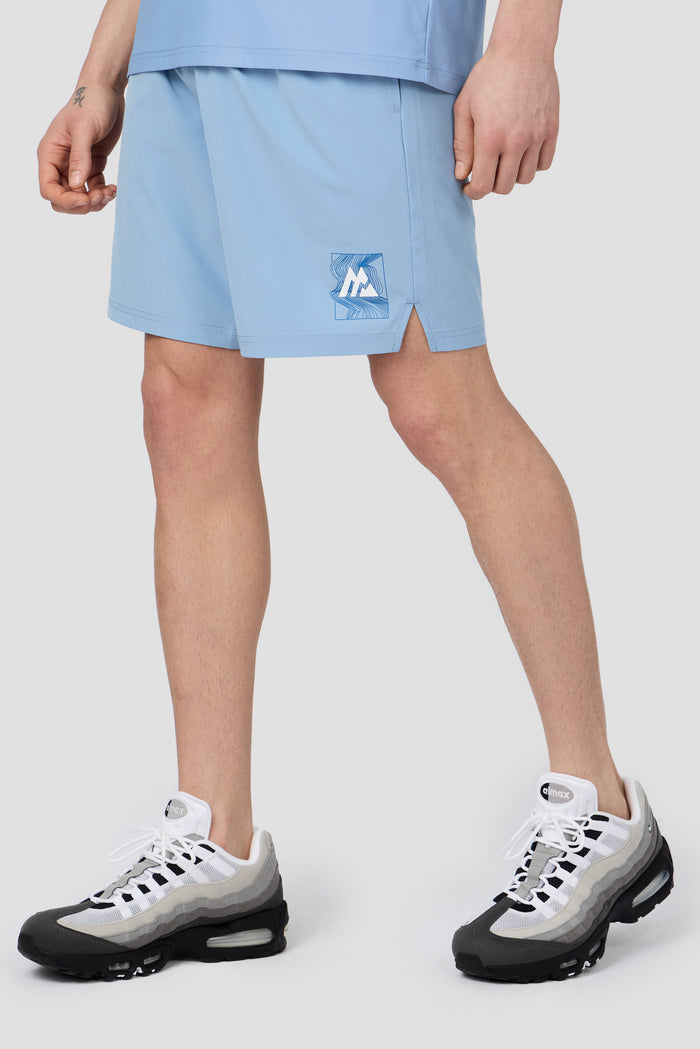 Frequency Short - Cloudy Blue/Charcoal Blue