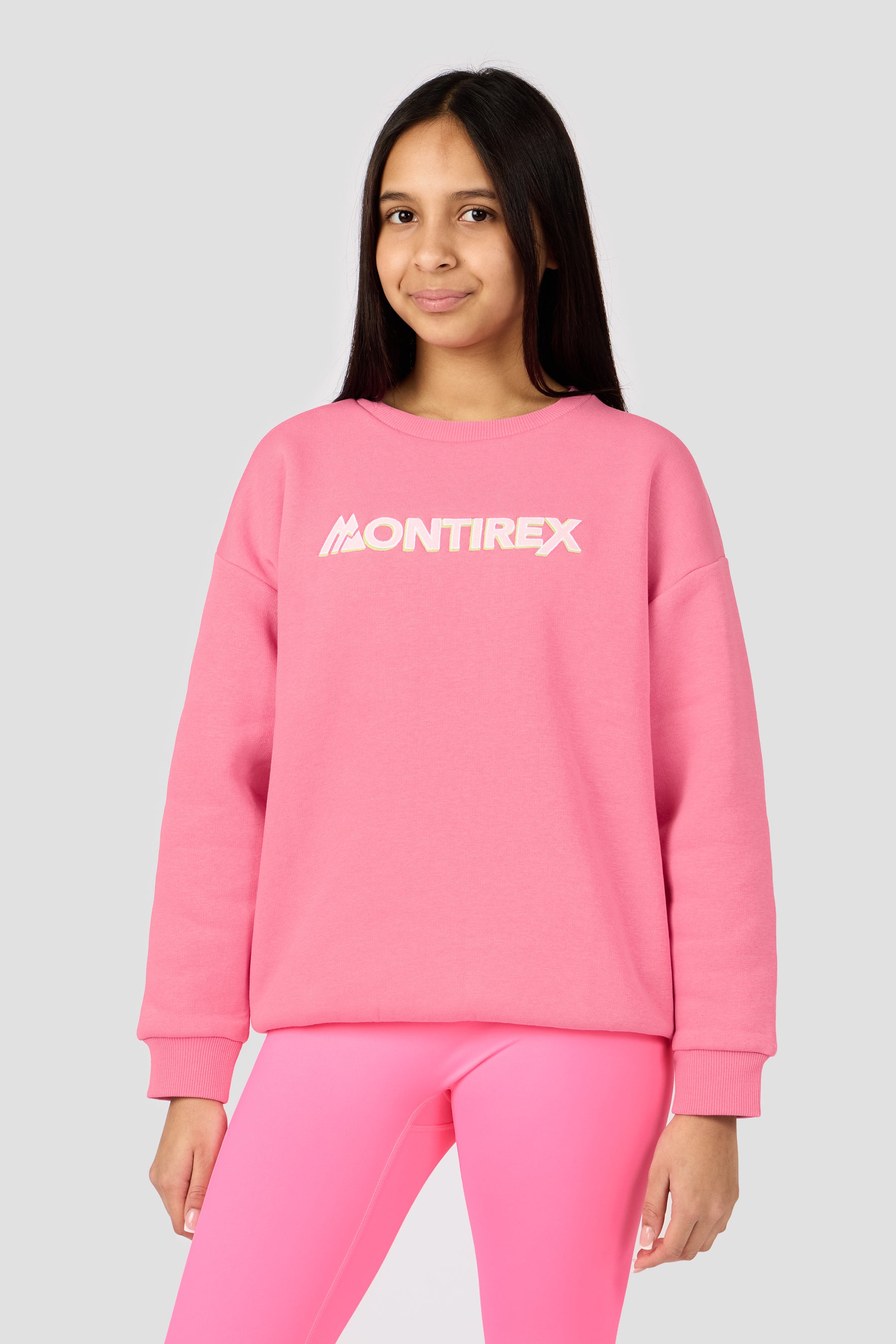 Girls Leap Sweatshirt - Pink Blossom