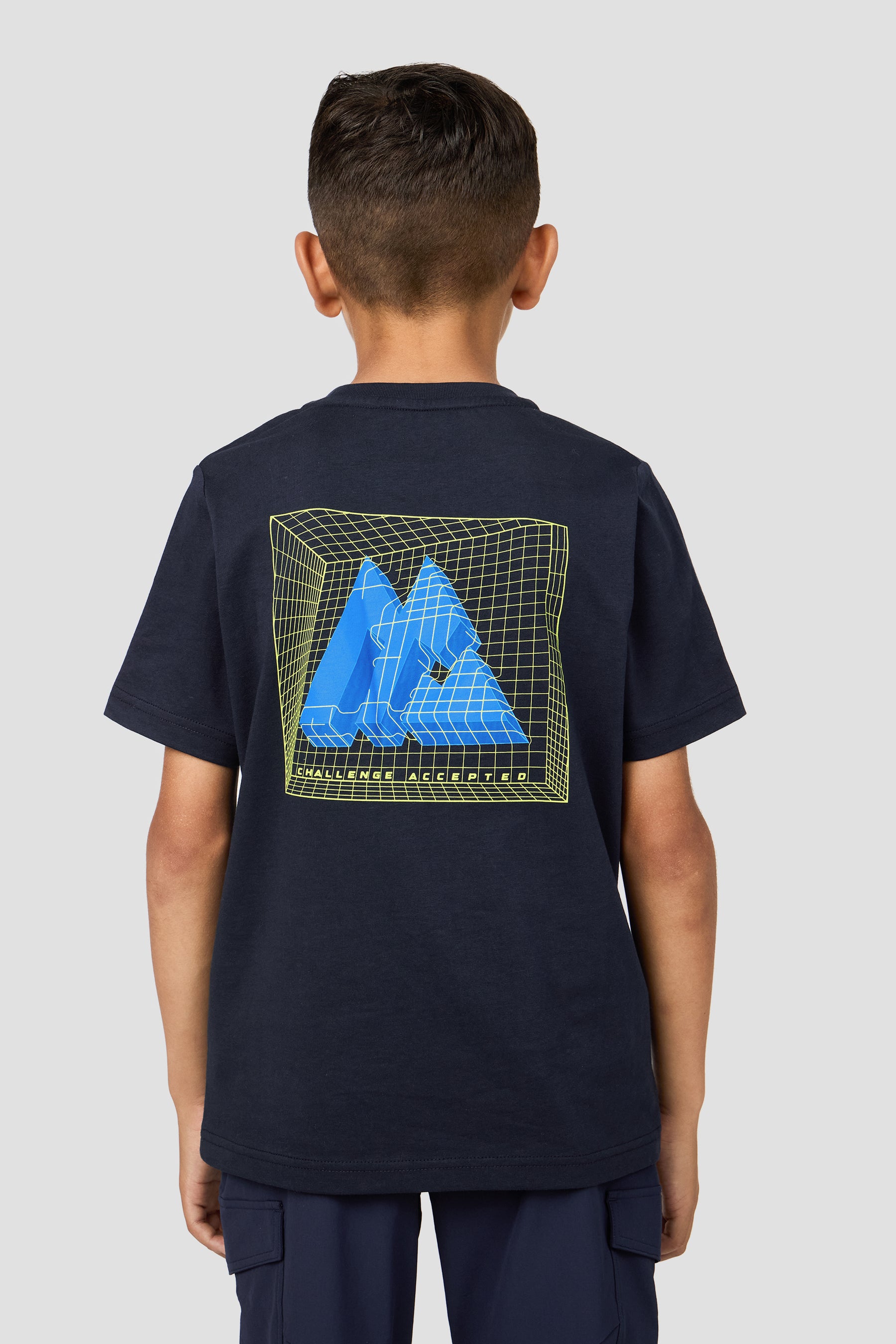 Boys Pixel T-Shirt - Midnight Blue
