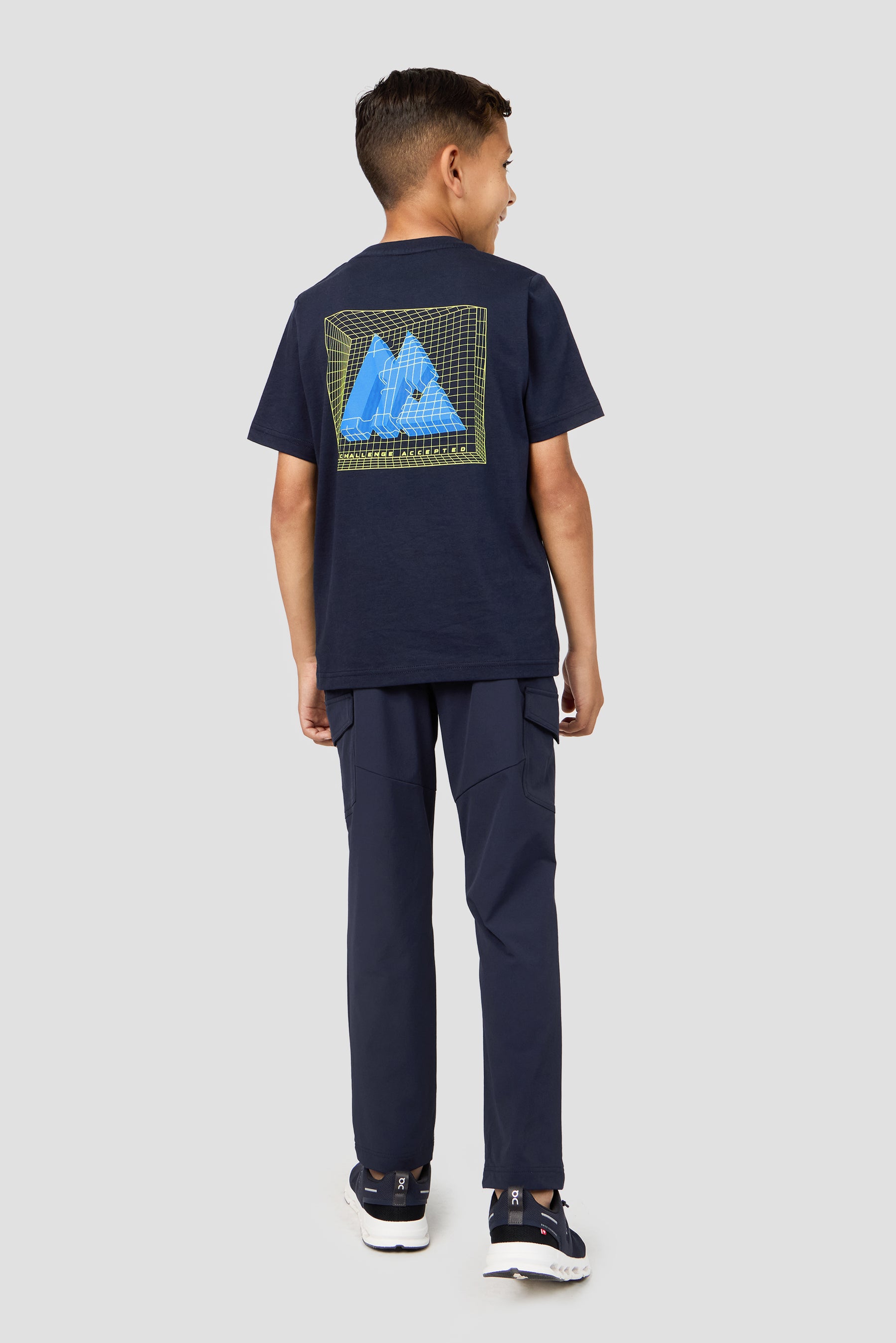 Boys Pixel T-Shirt - Midnight Blue