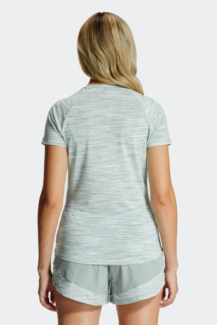 Women's Trail T-Shirt - Slate/Honeydew/White
