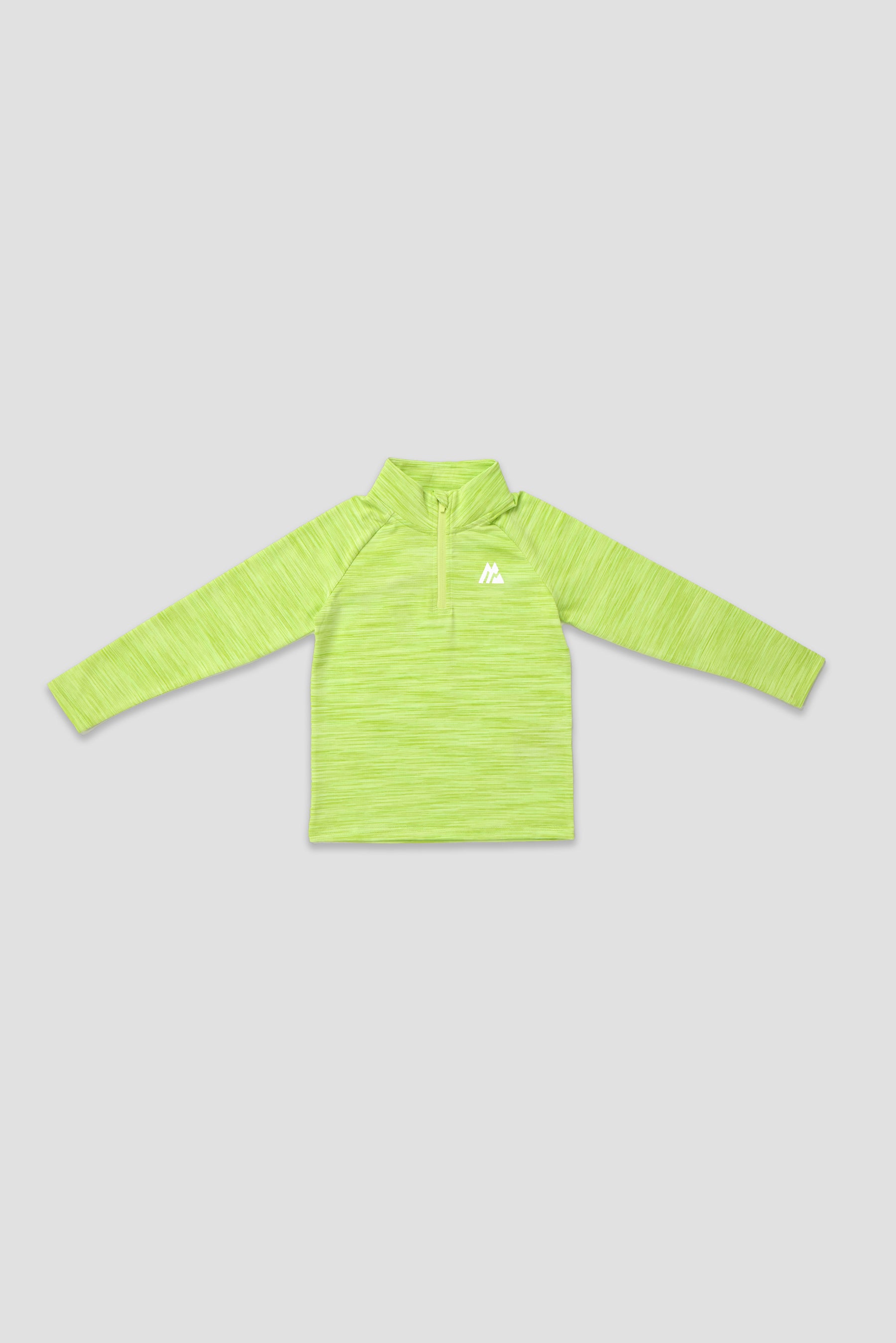 Infant Girls Trail 1/4 Zip - Lime Green