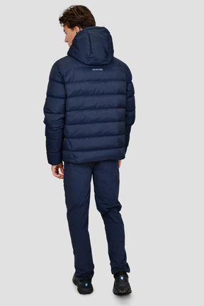 Polar Down Jacket - Midnight Blue/Fiery Orange