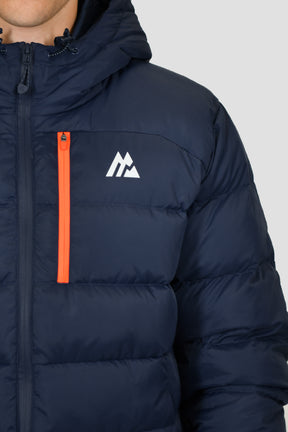 Polar Down Jacket - Midnight Blue/Fiery Orange