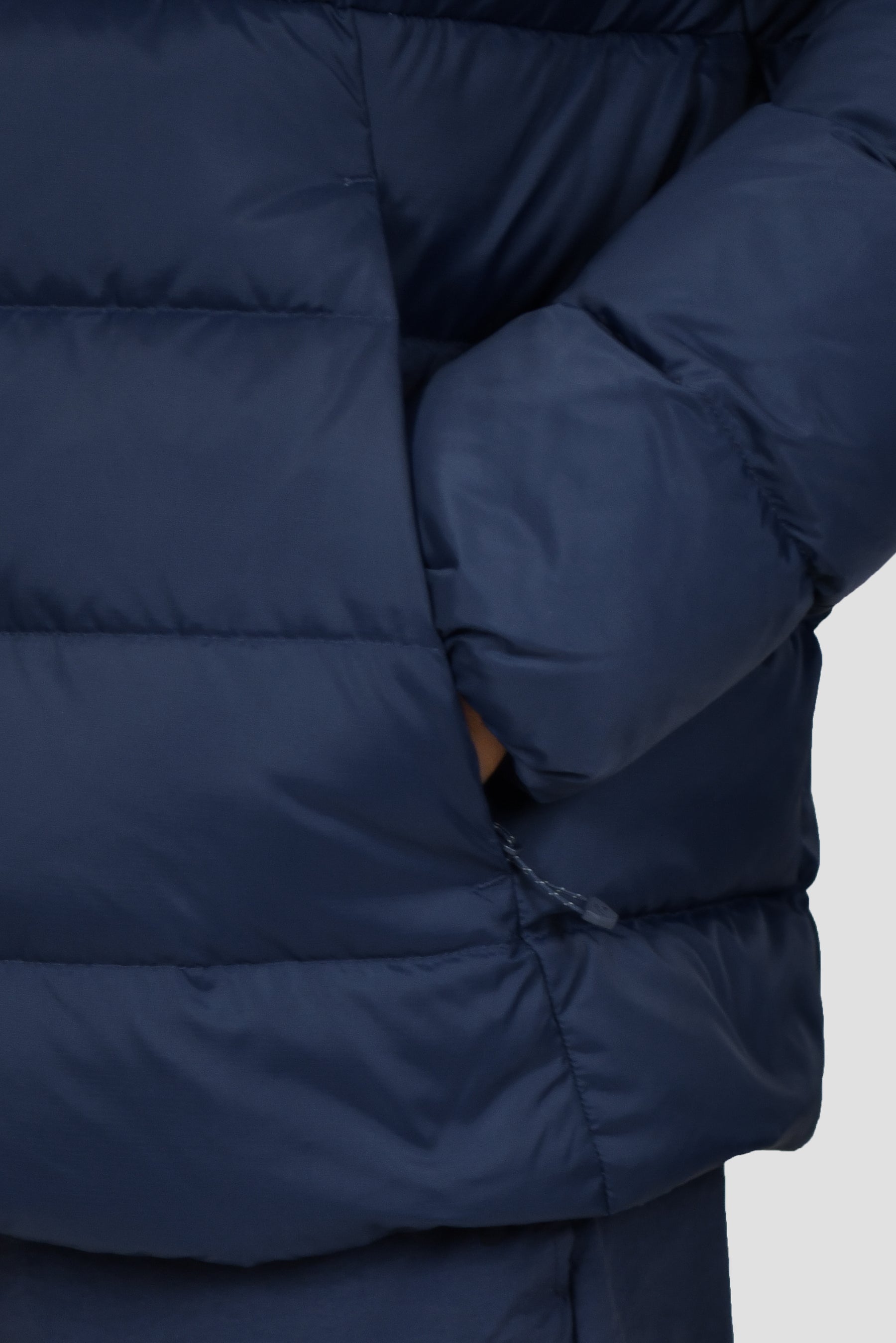 Polar Down Jacket - Midnight Blue/Fiery Orange