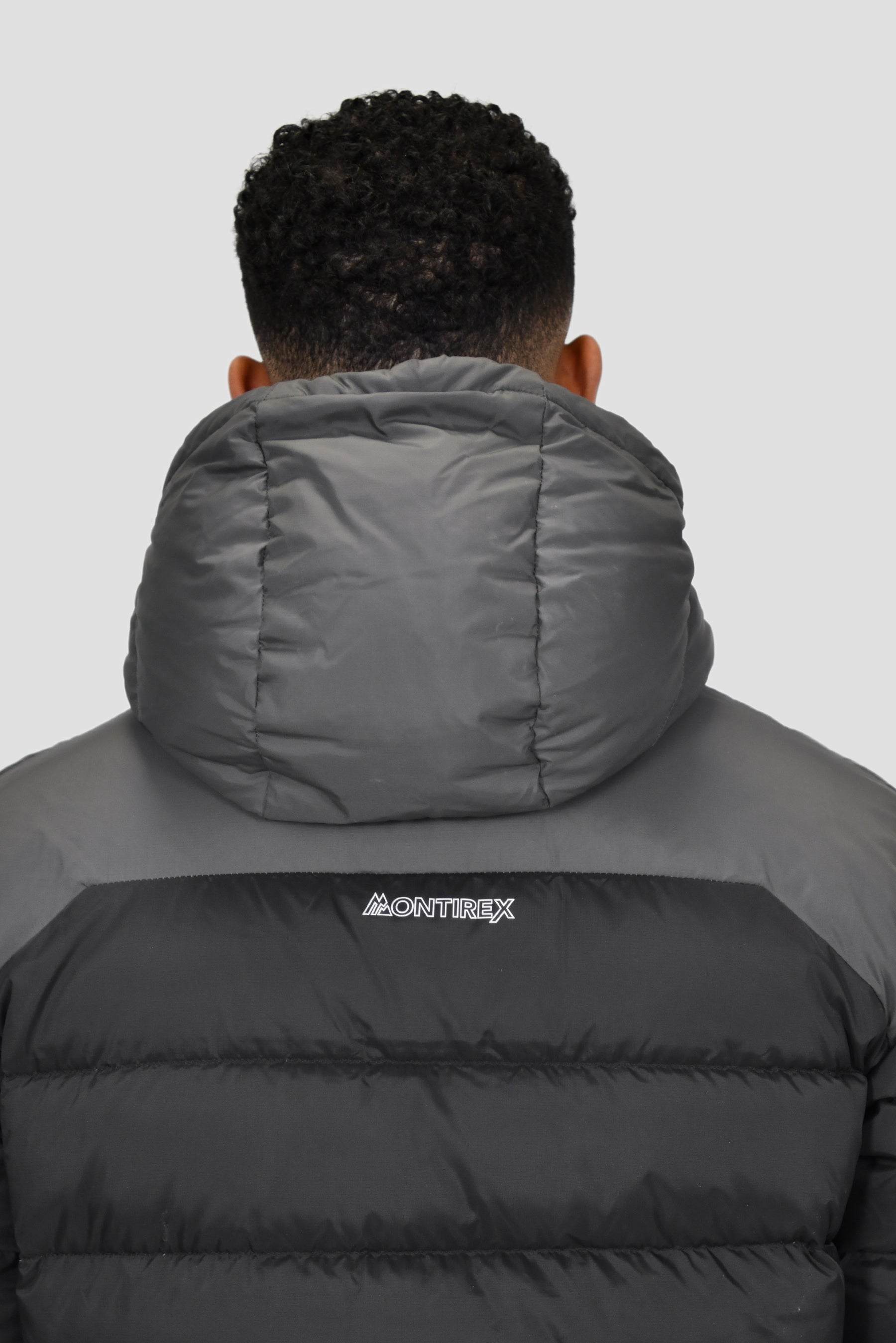 Men's Polar Down Jacket - Black/Asphalt