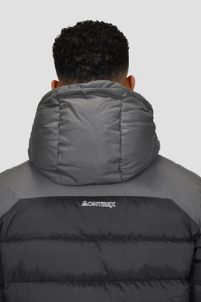 Men's Polar Down Jacket - Black/Asphalt