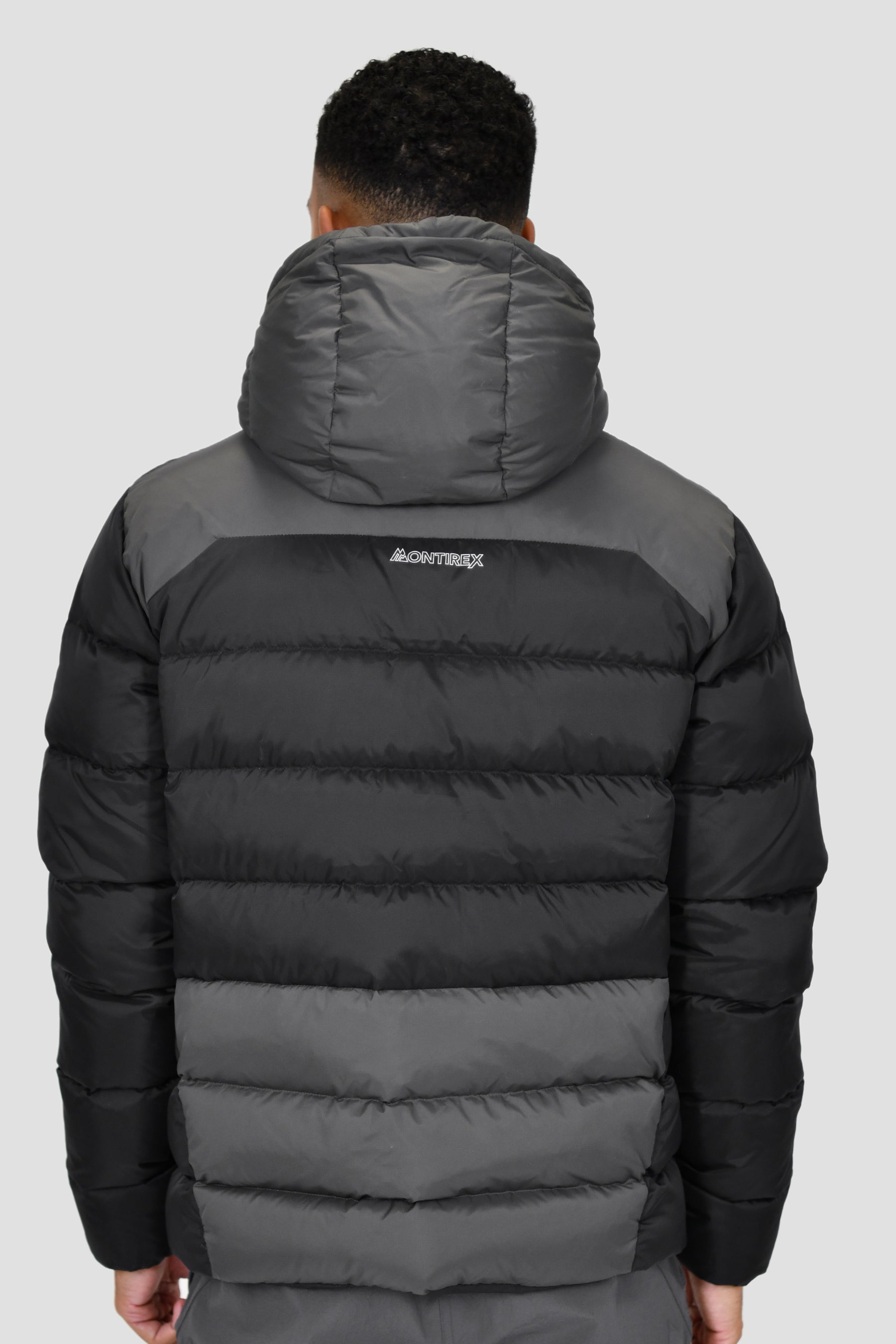 Men's Polar Down Jacket - Black/Asphalt