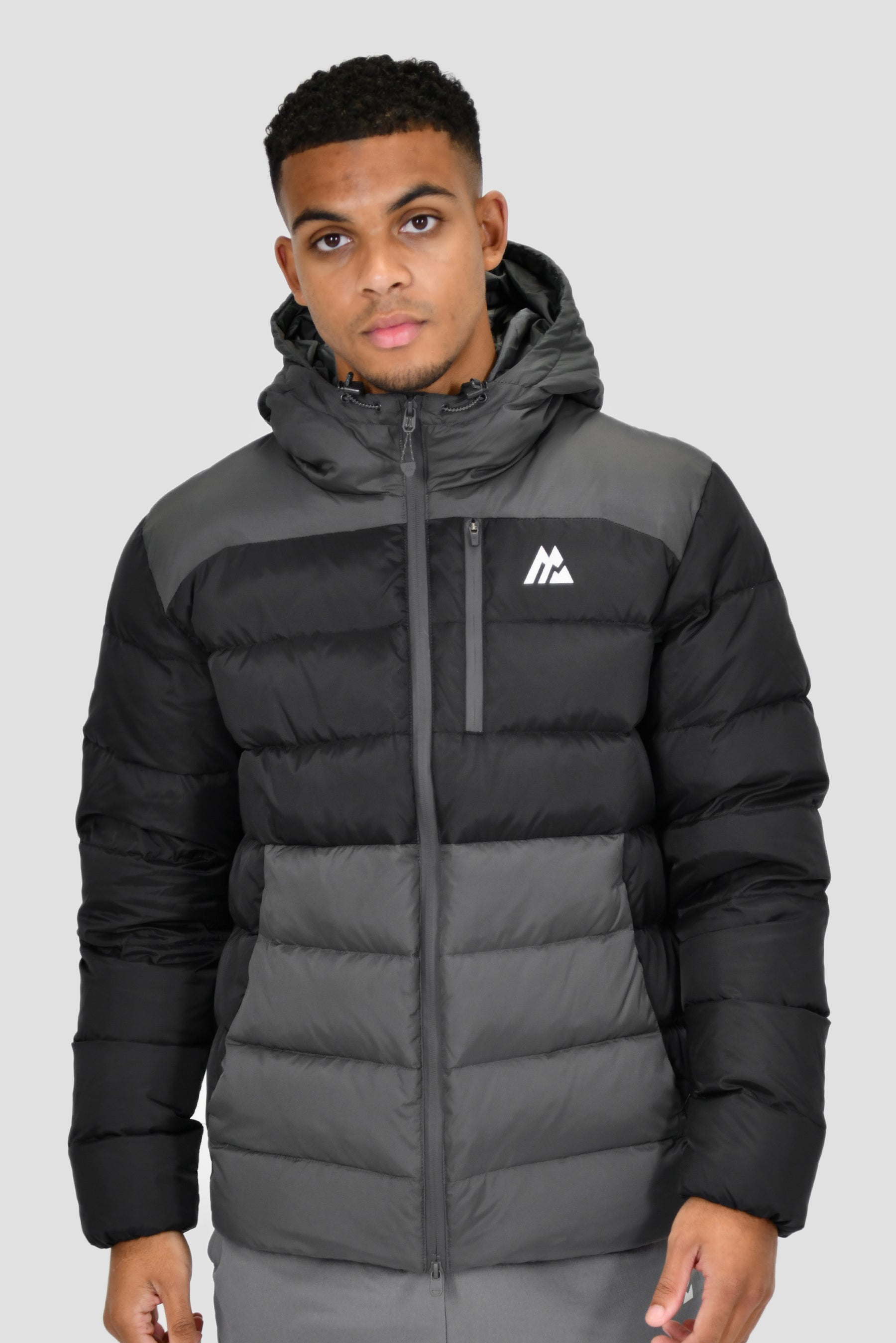 Polar Down Jacket Black Asphalt