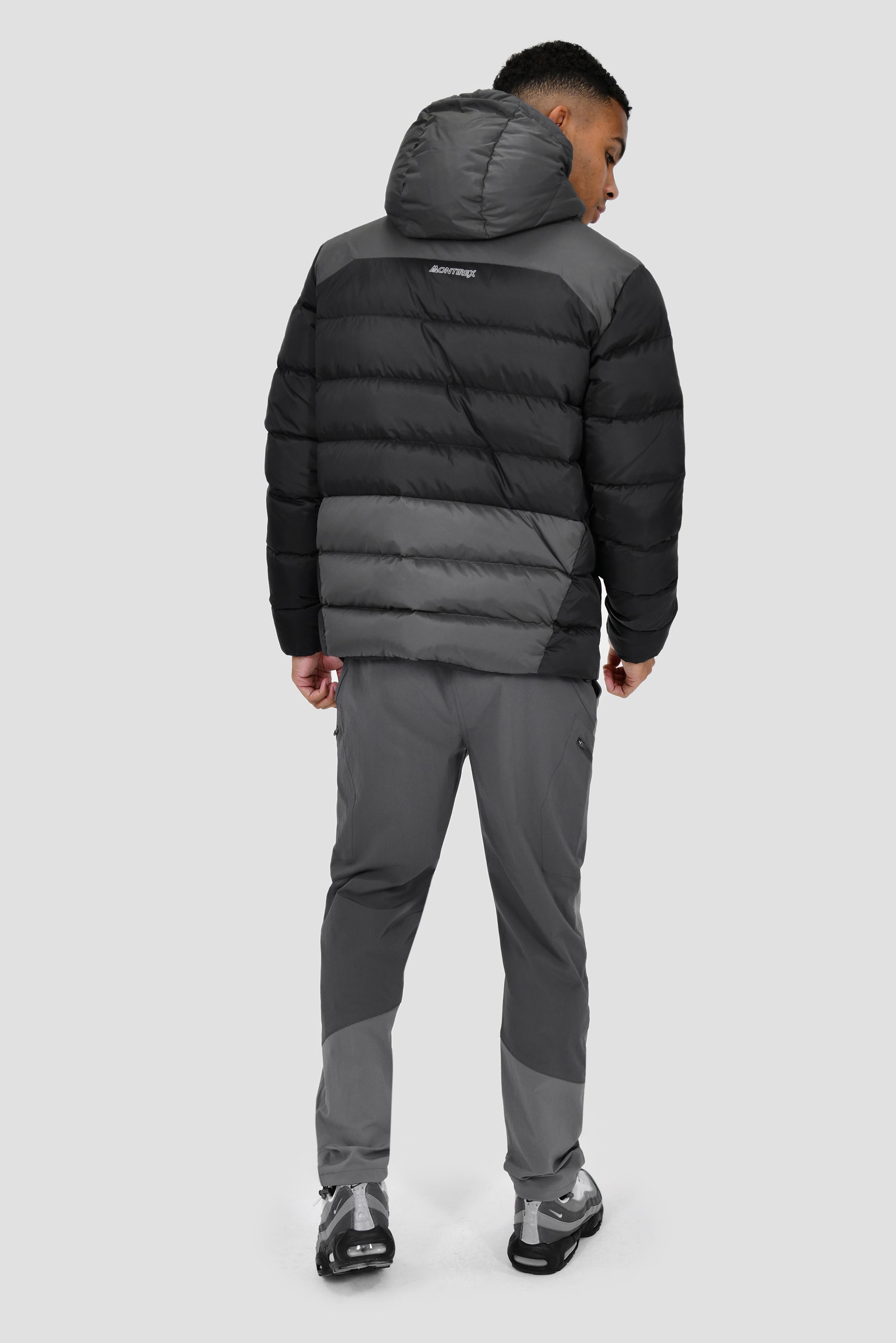 Men's Polar Down Jacket - Black/Asphalt