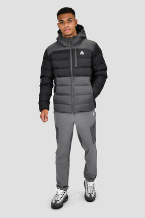 Men's Polar Down Jacket - Black/Asphalt