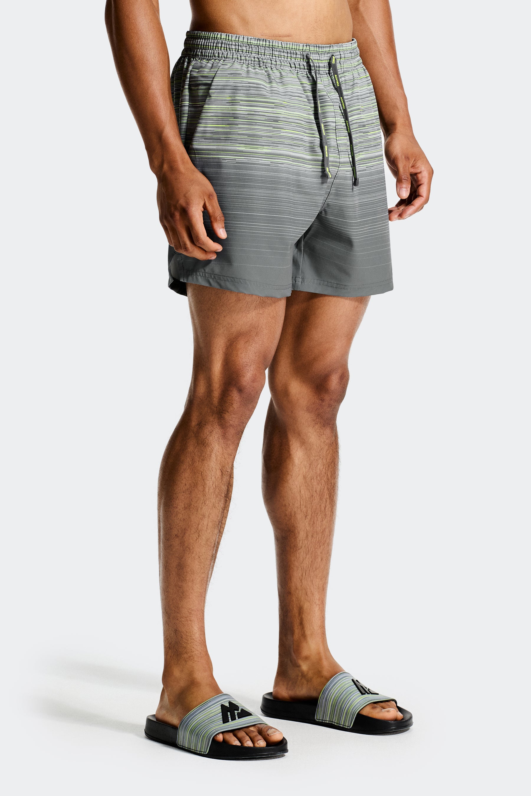 Trail Swim Short - Neon Green/Asphalt