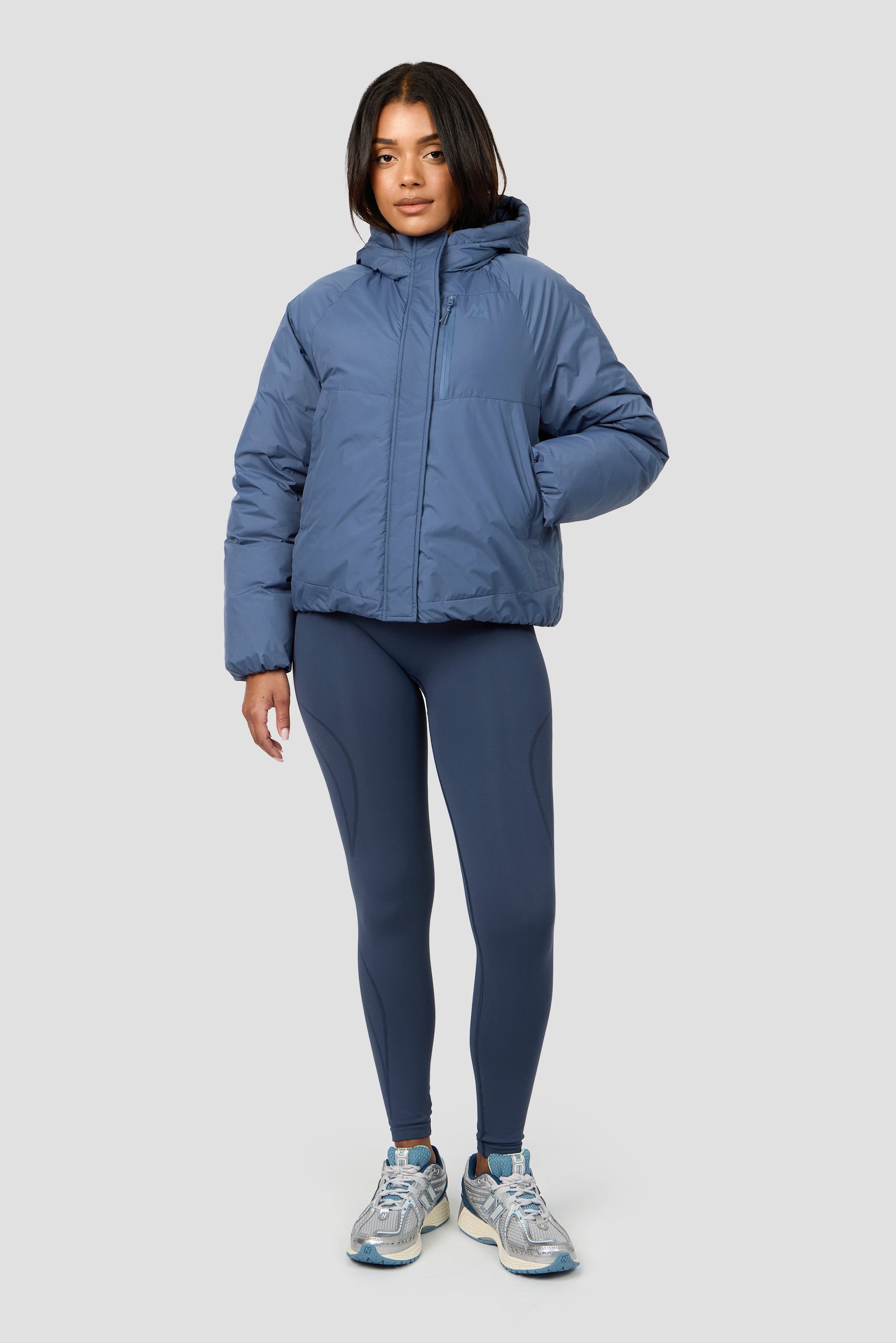 Powder Jacket - Greyed Indigo