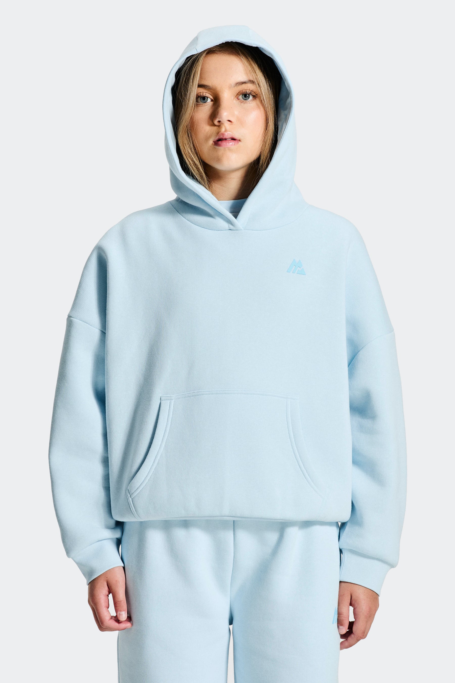 Girls Vibe Hood - Misty Blue/Seashell Blue