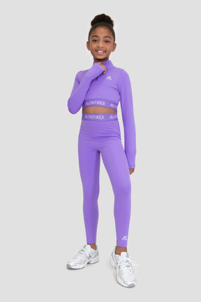 Girls Icon Legging - Royal Purple