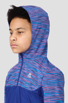 Boys Trail Windbreaker - Blue/Navy/Pink