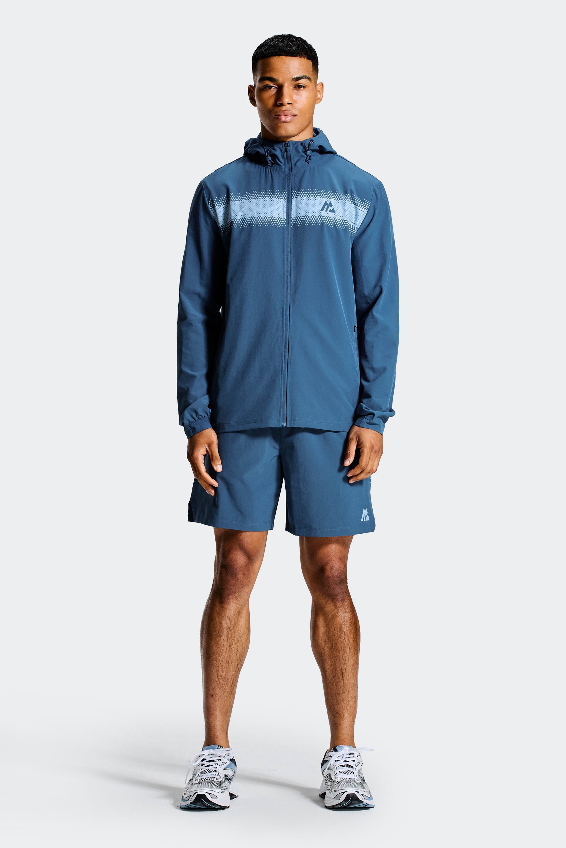 Pixel Jacket - Naval/Cloudy Blue