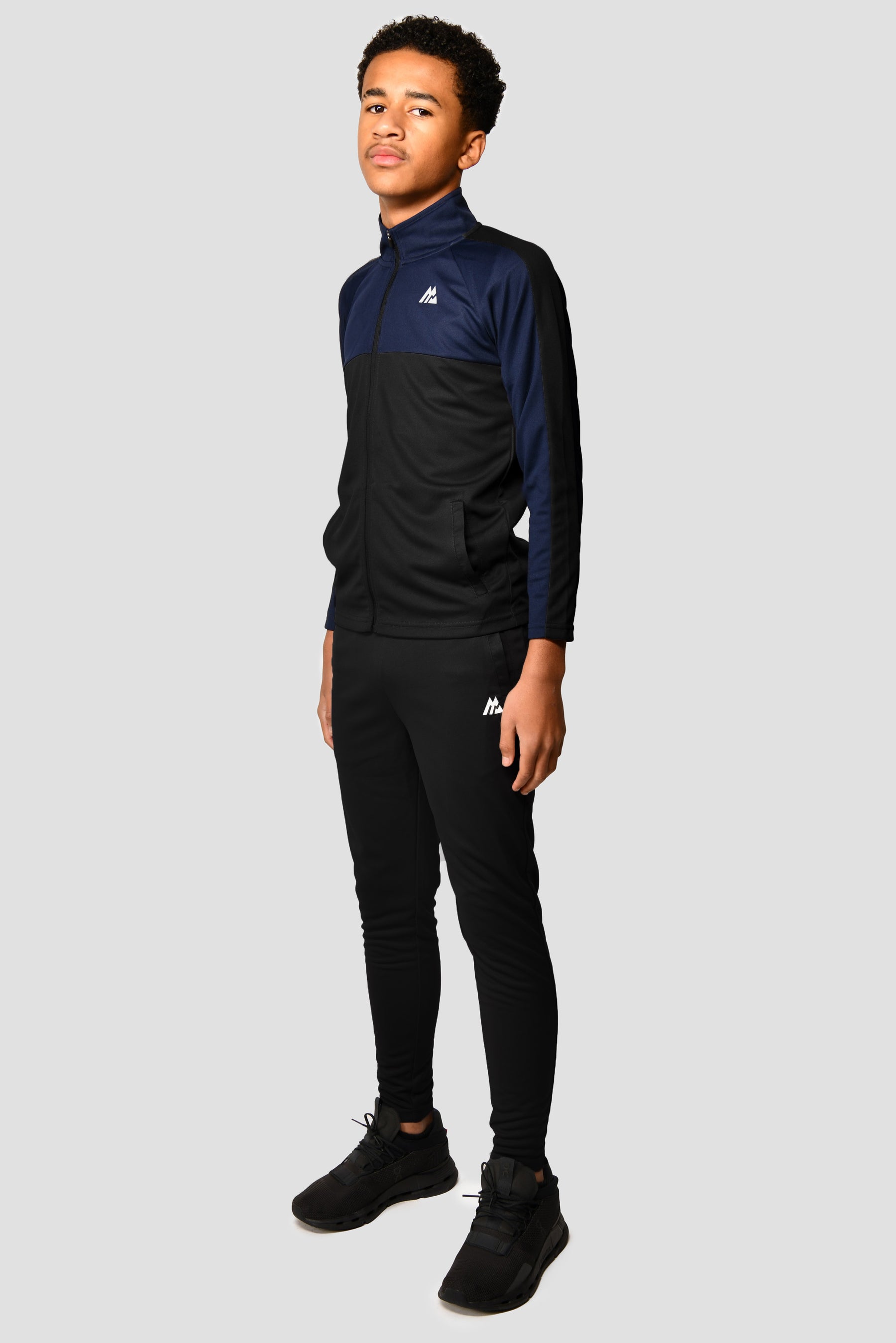 Junior Pace Tracksuit - Midnight Blue/Space Blue