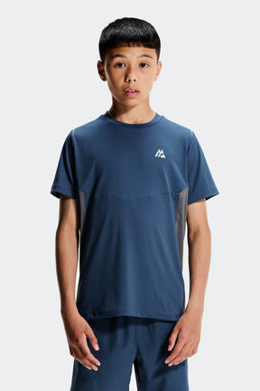 Boys Scope T-Shirt - Naval/Cement Grey