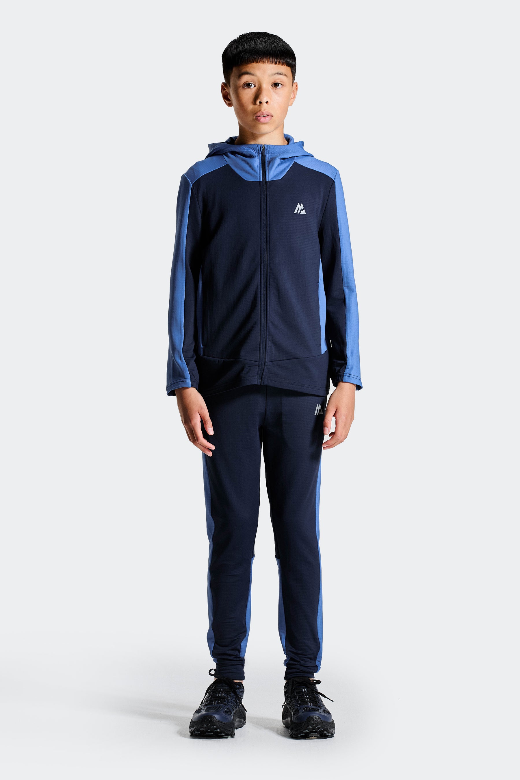 Boys Carbon Joggers - Midnight Blue/Charcoal Blue