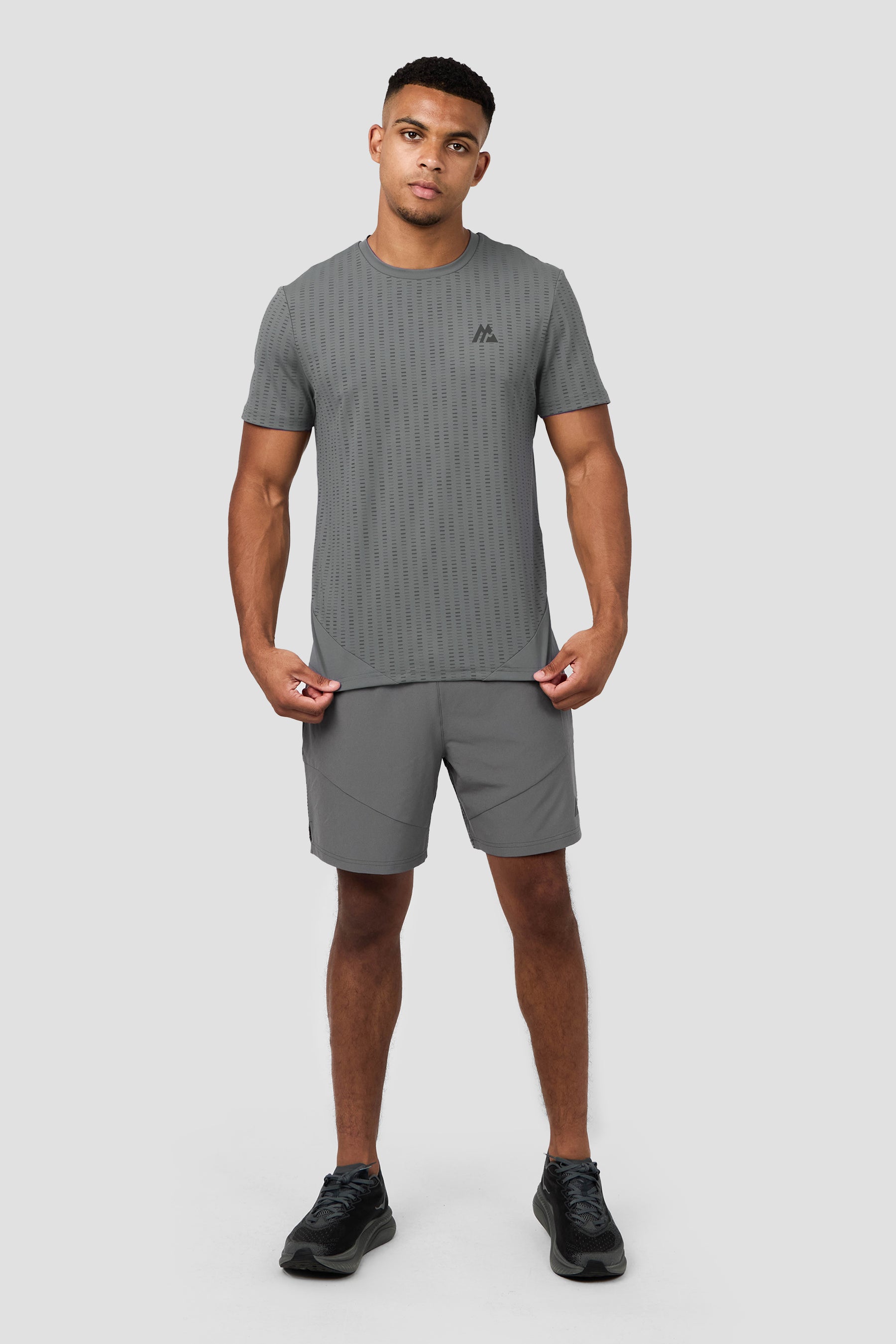 MTX Run Tempo T-Shirt - Cement Grey