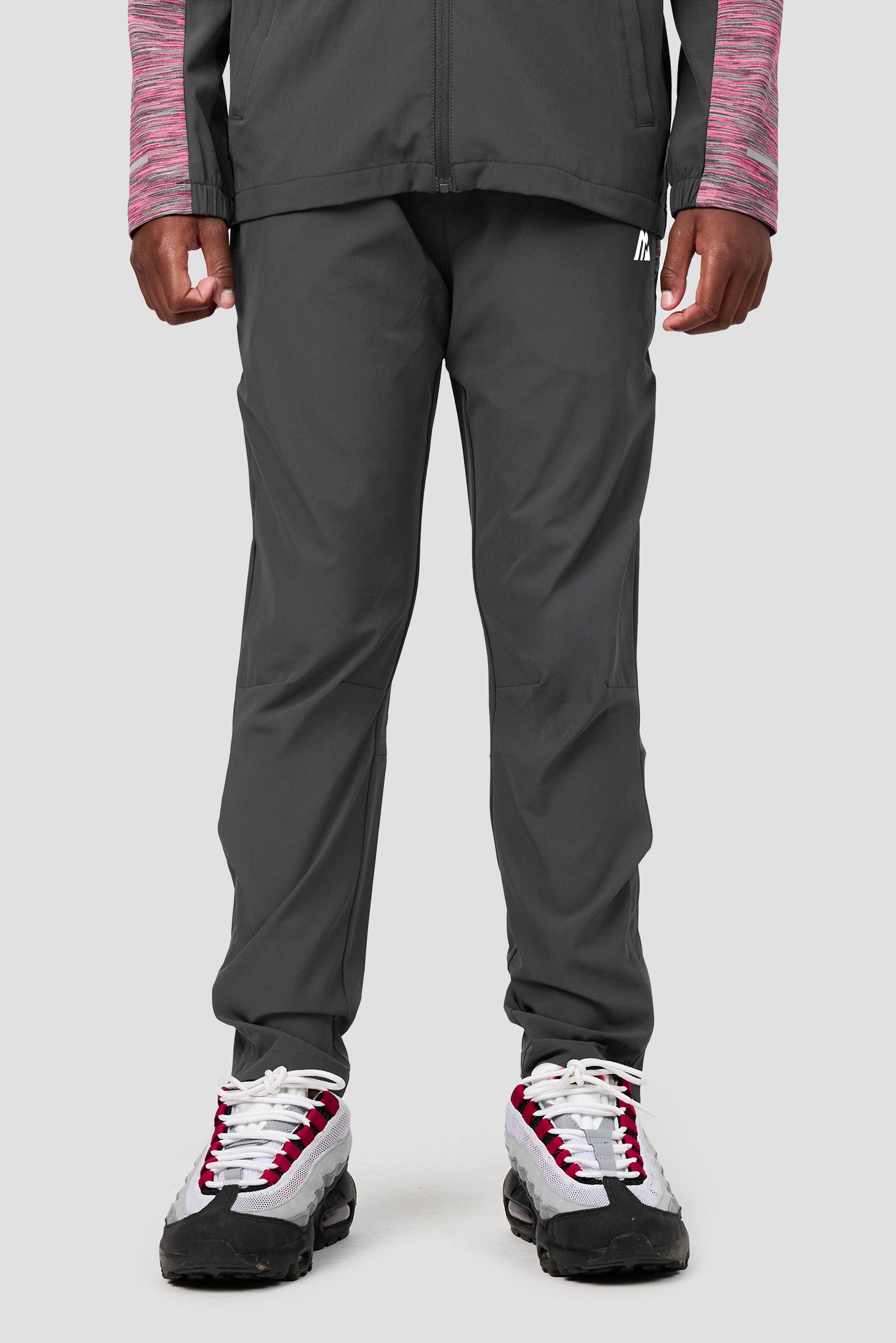 Boys Trail Panel Woven Pant - Grey/Pink/Multi 