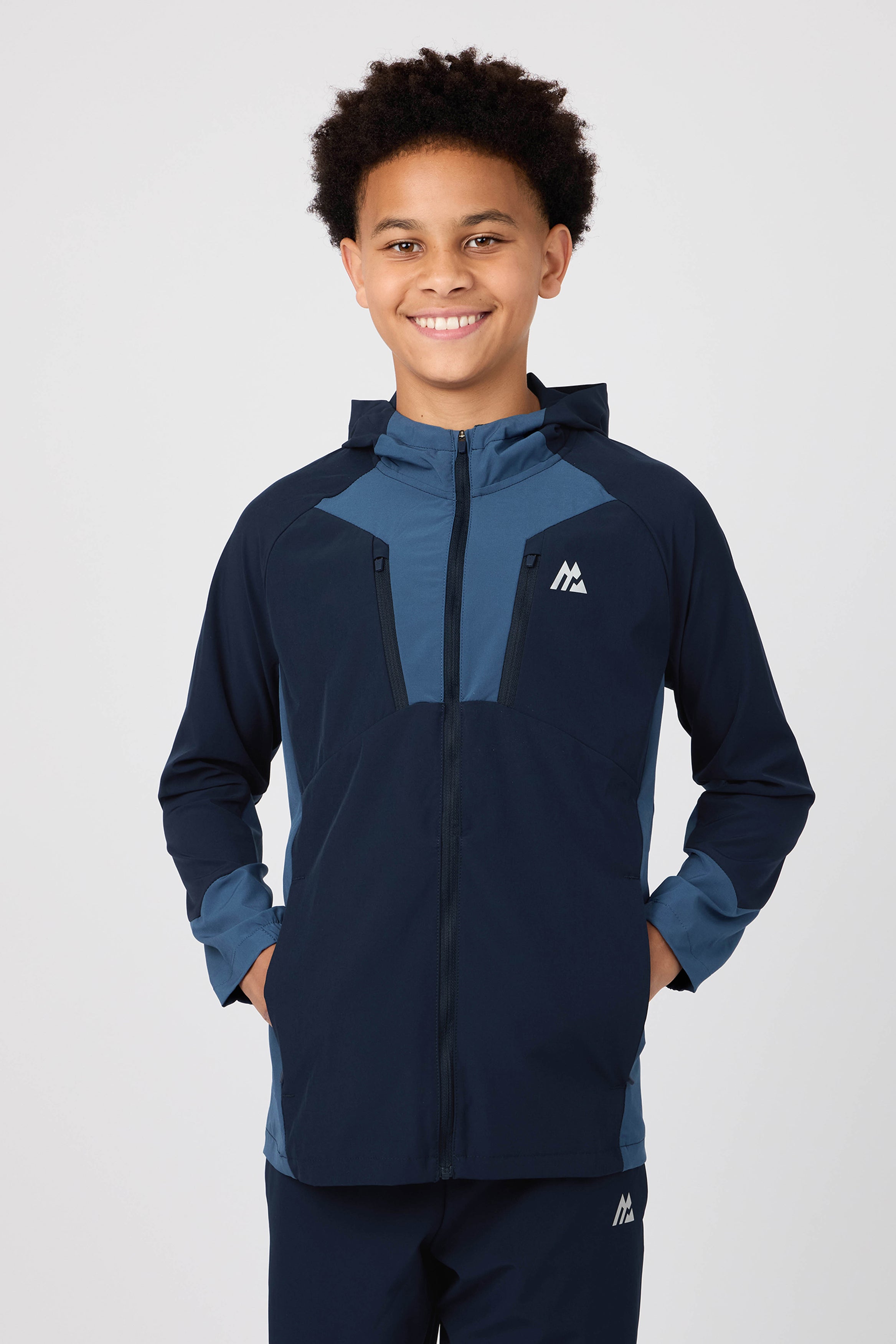 Montirex Boys Alt Jacket - Midnight Blue | Sportswear Gymwear