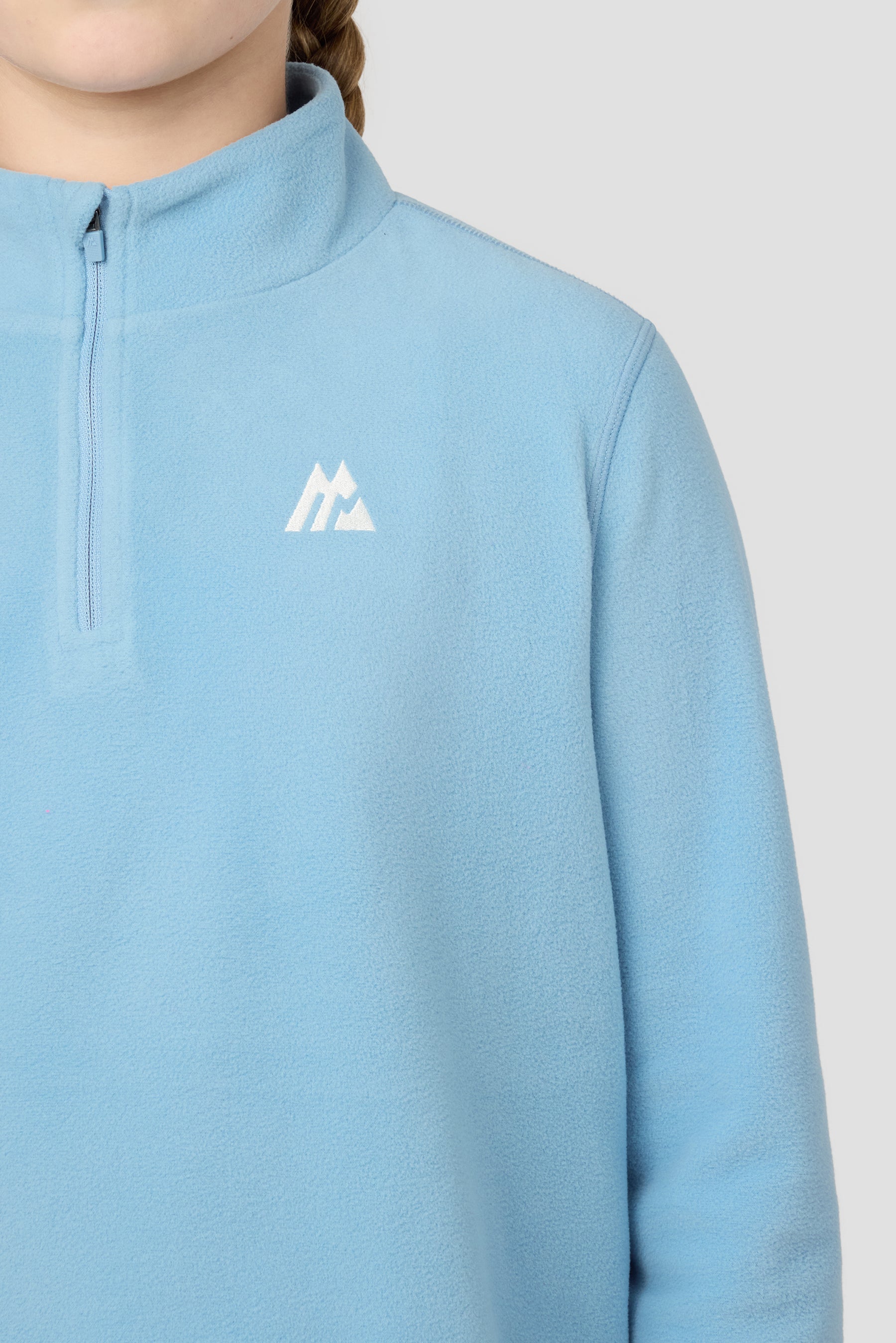 Girls Everest Oversized 1/4 Zip Fleece - Fresh Water