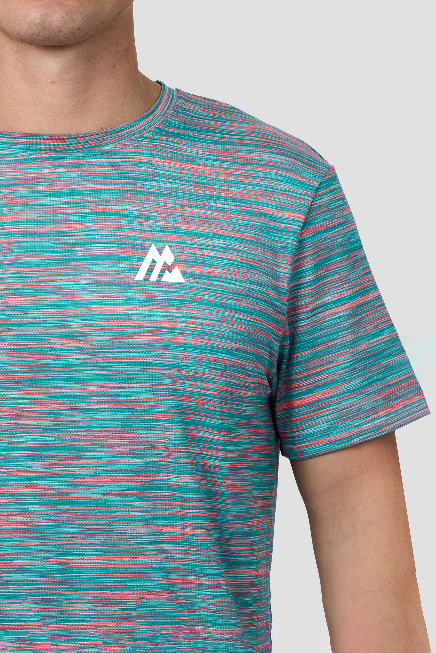 Trail T-Shirt - Teal/Pink