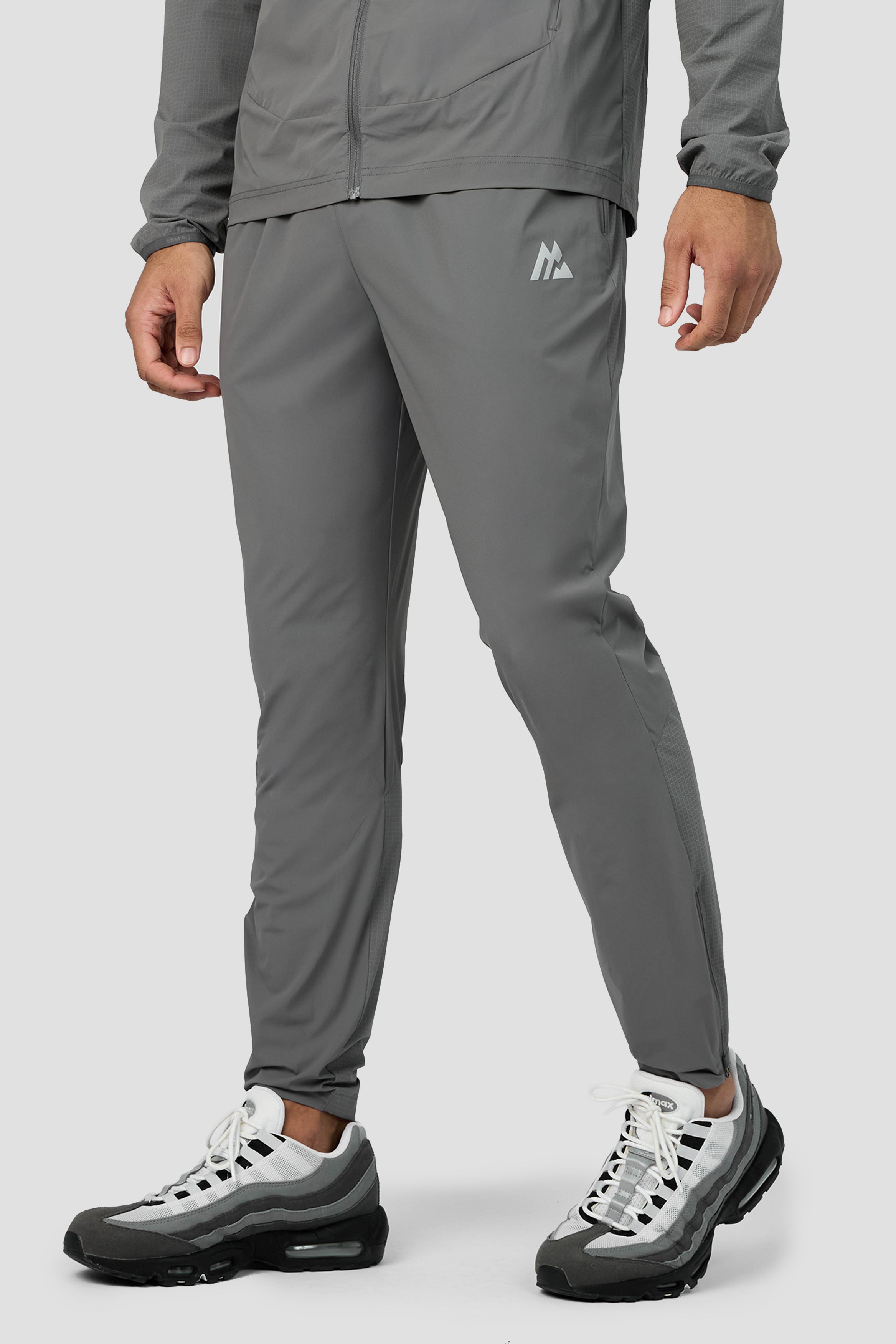 Montirex Charge 2.0 Zip: Premium Gymwear in Cement Grey