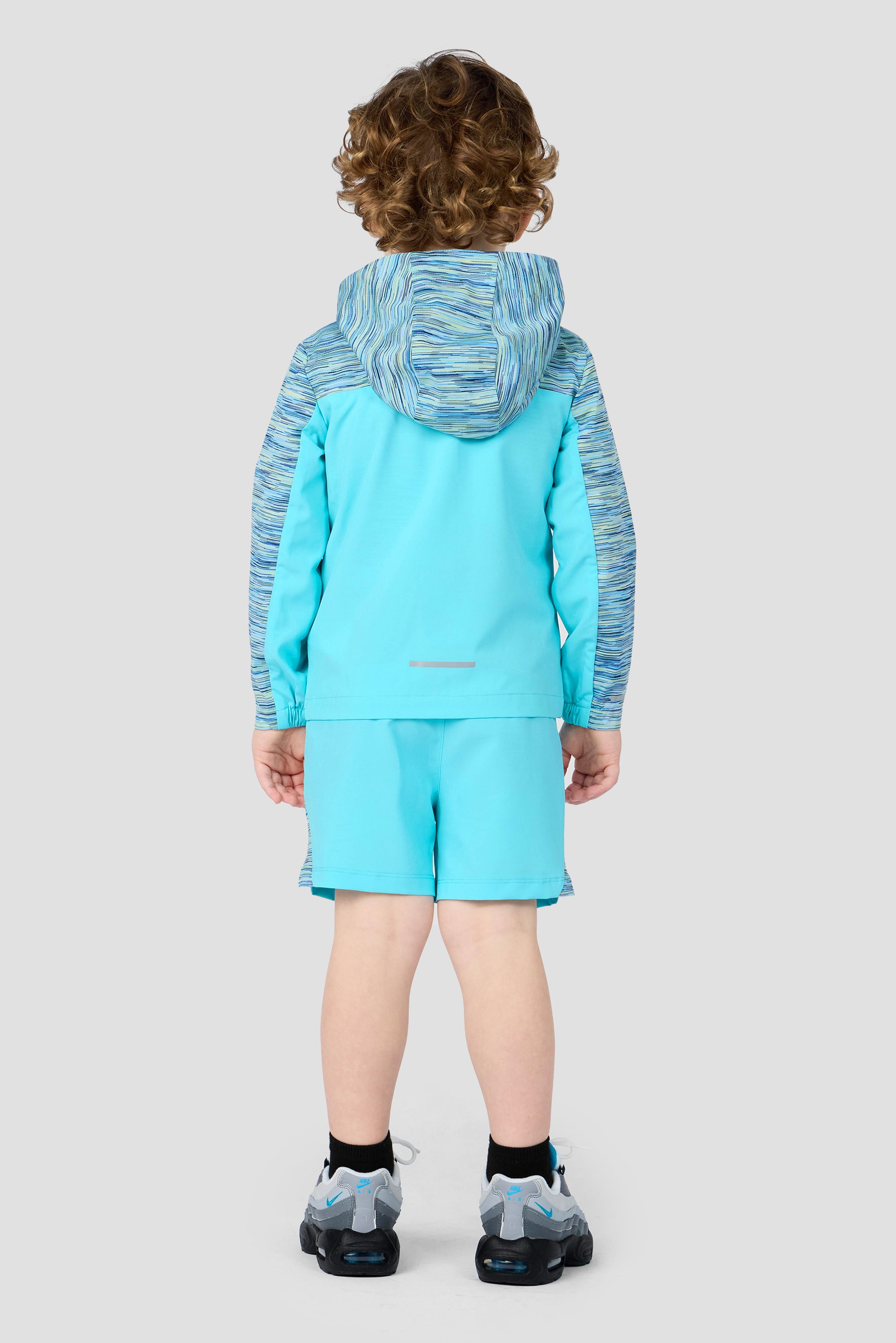 Infant Boys Trail Windbreaker - Neon Sky/Blue/Citrus