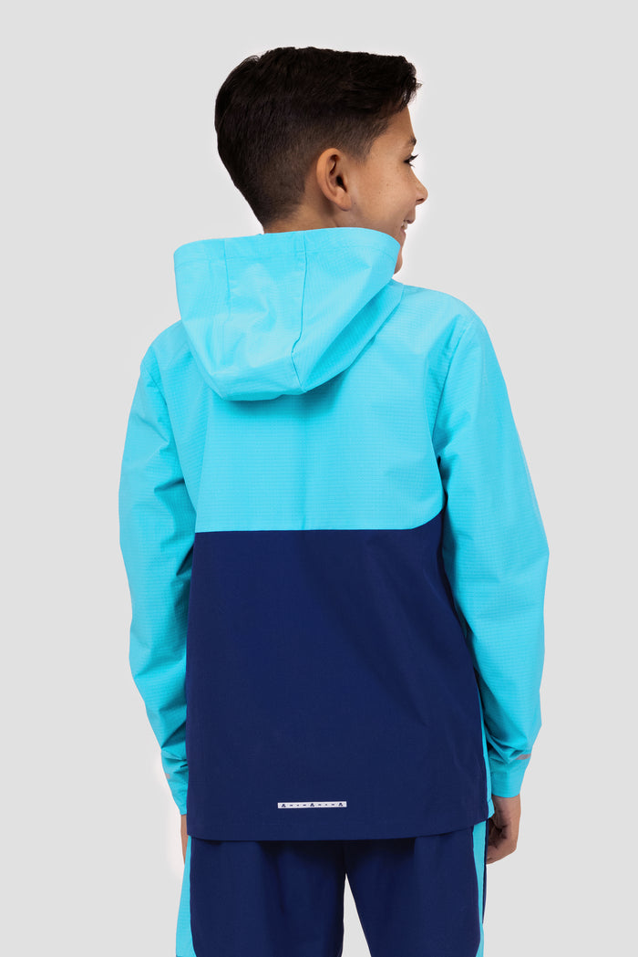 Boys Trek Tech Jacket - Maya Blue/Marine Blue