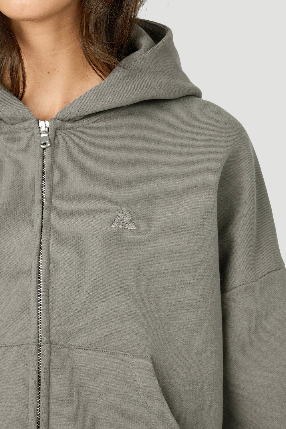 Montirex Form Full Zip Hood - Dark Olive | Gymwear & Sportswear