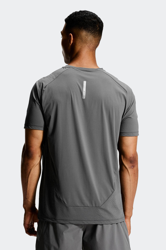 Argent Reflective T-Shirt - Cement Grey