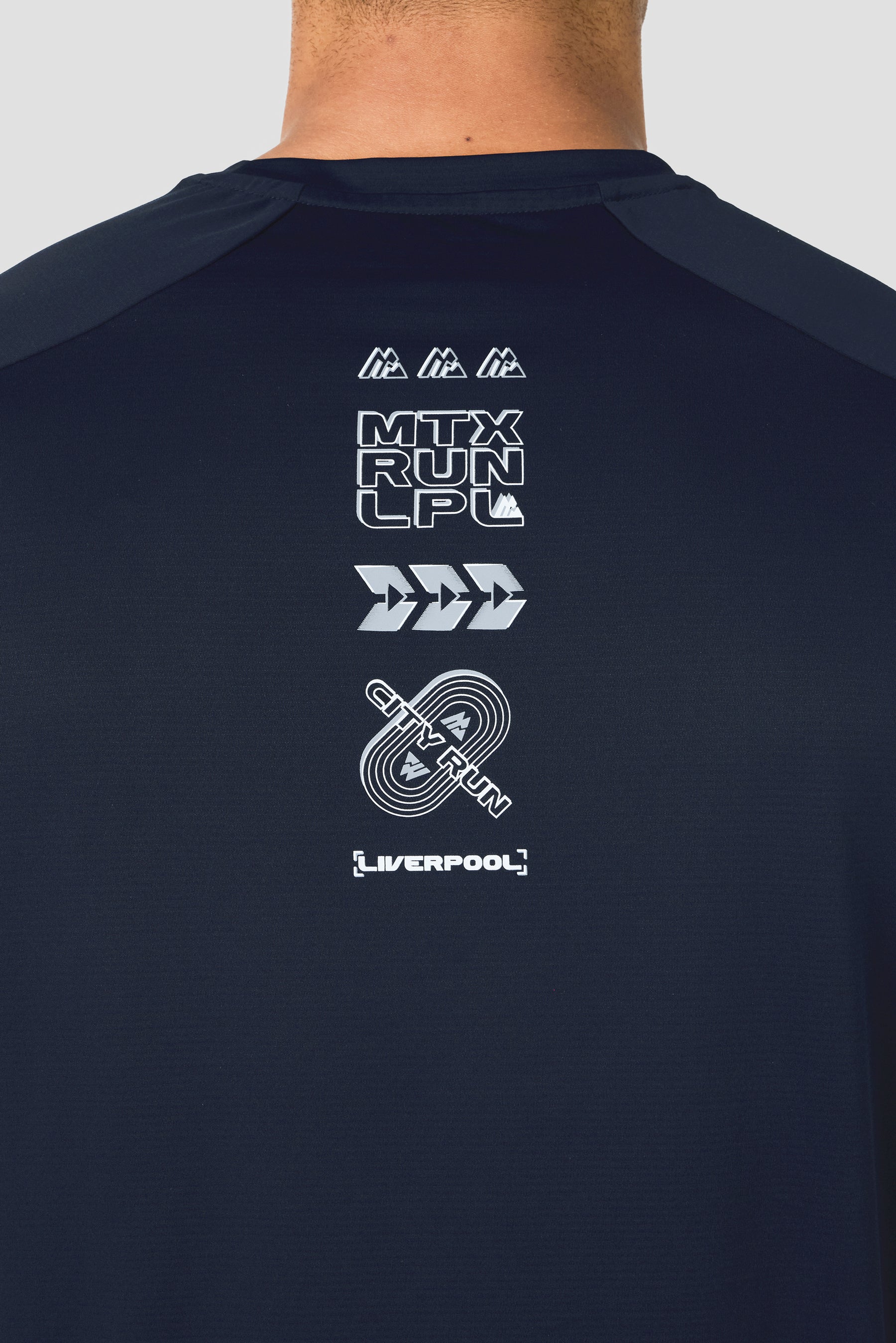 MTX Run City Liverpool T-Shirt - Midnight Blue/Greyed Indigo