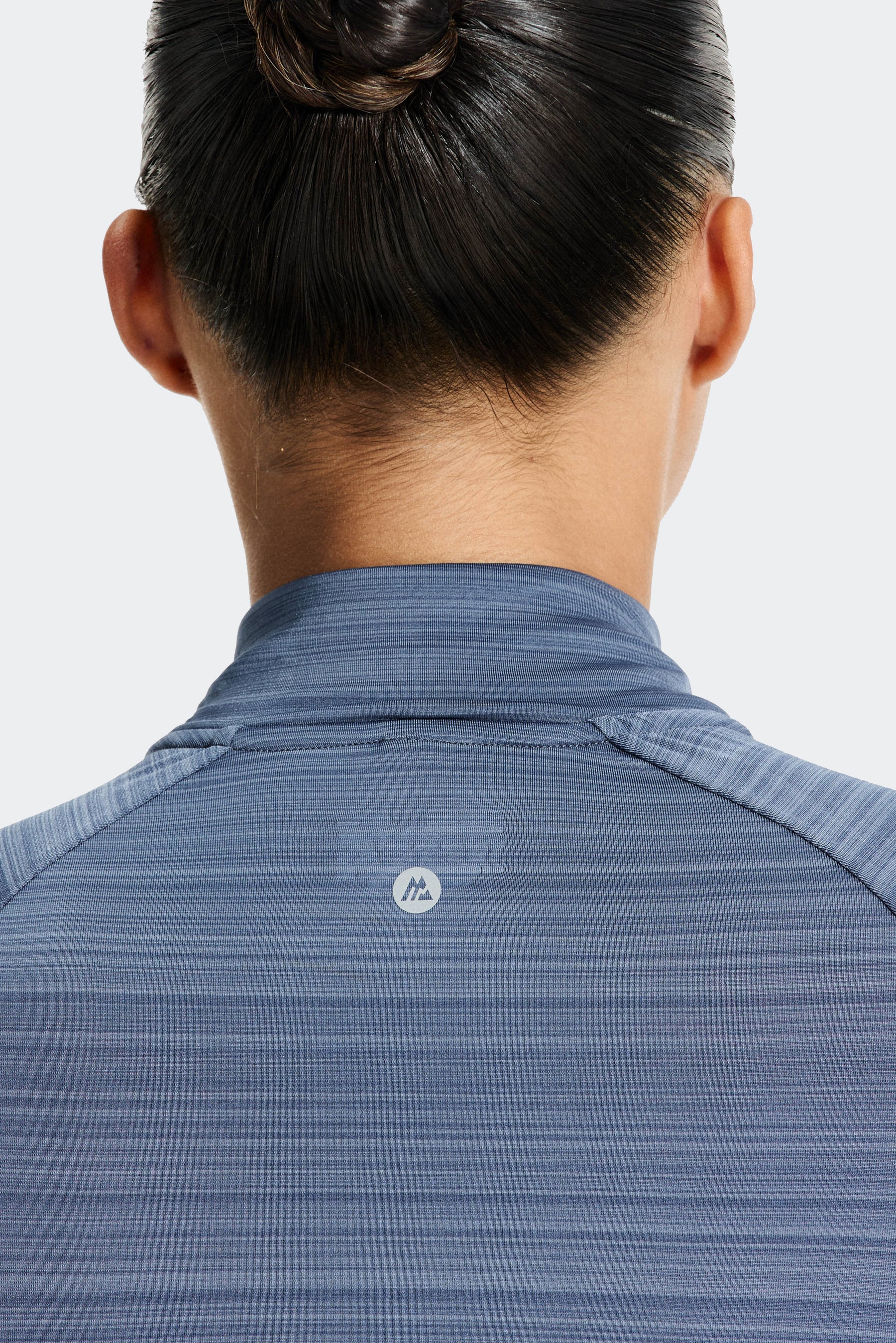 Breathe 1/4 Zip - Greyed Indigo