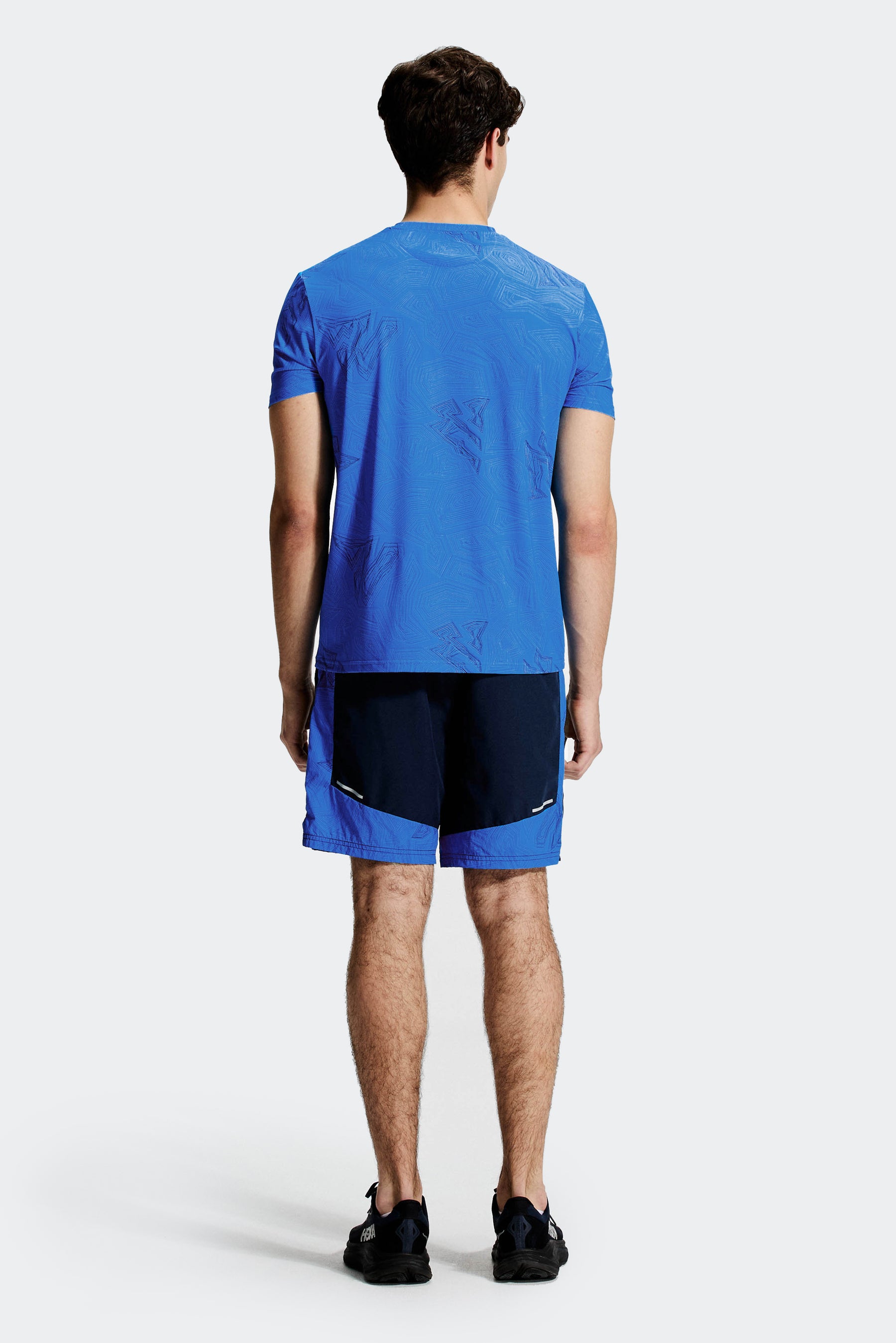 Geo M Print Short - Midnight Blue/Celestial Blue