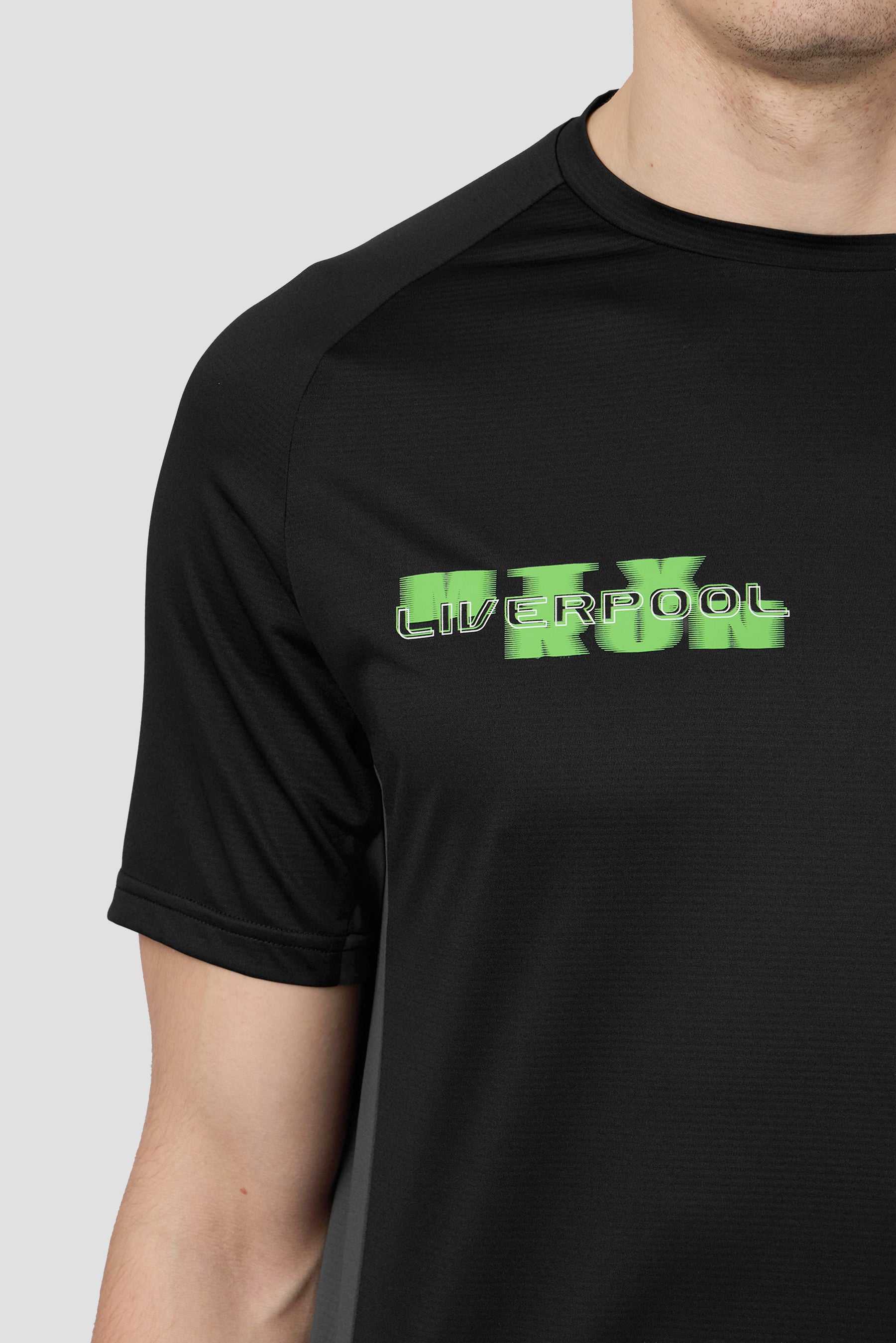 MTX Run City Liverpool T-Shirt - Black/Asphalt