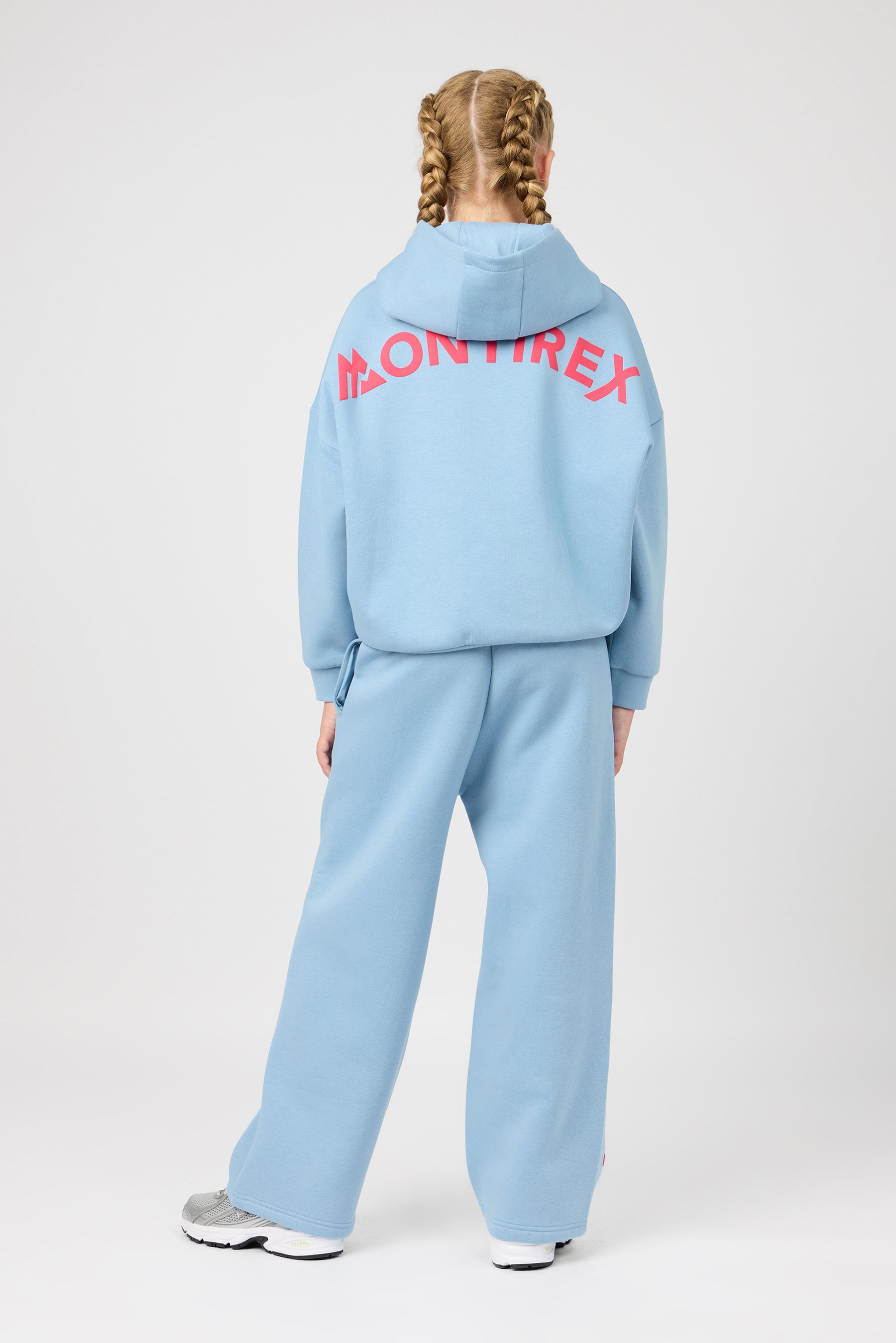 Girls Vibe Wide Leg Jogger - Fresh Water