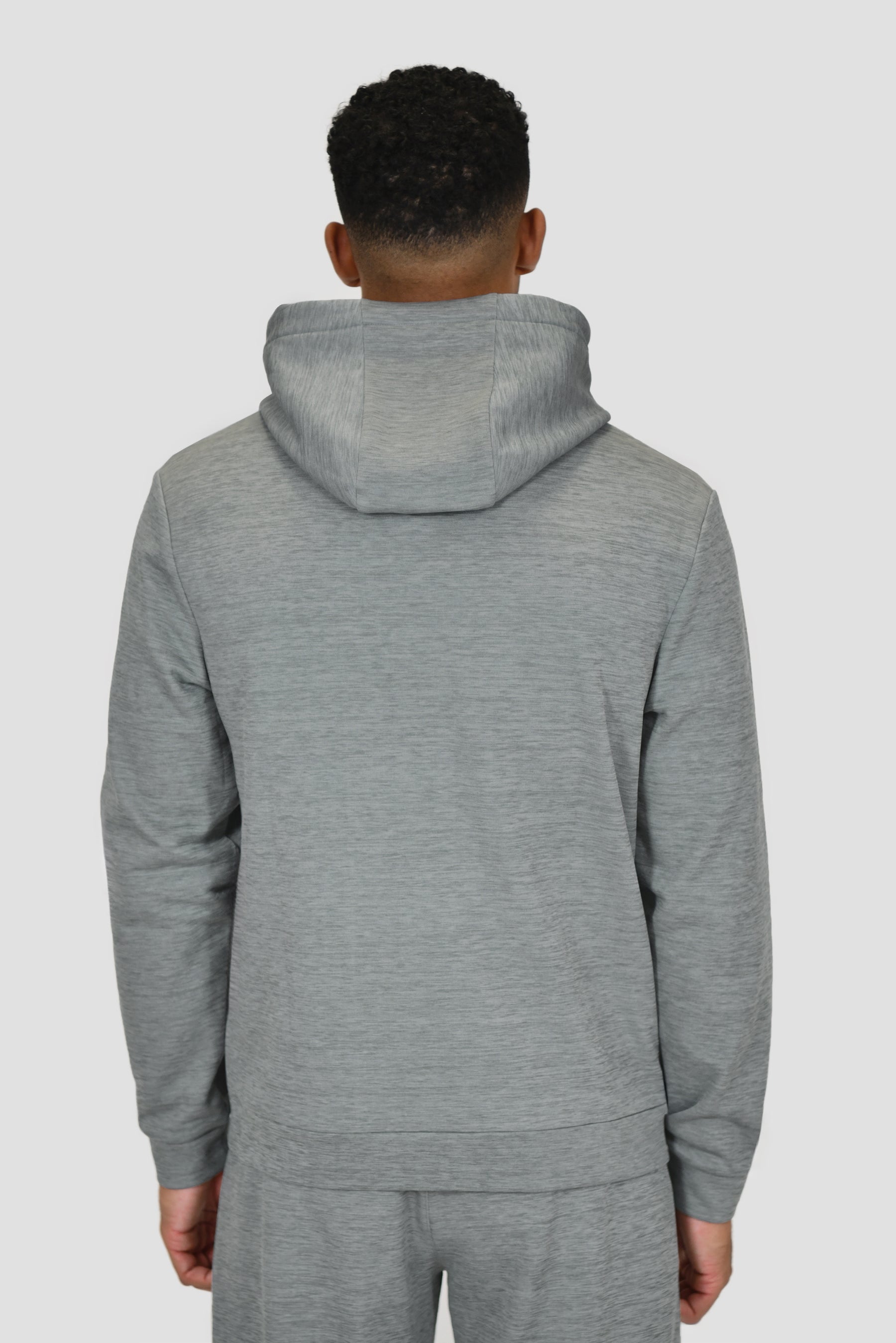 Rapid Fleece Hood - Cement Grey