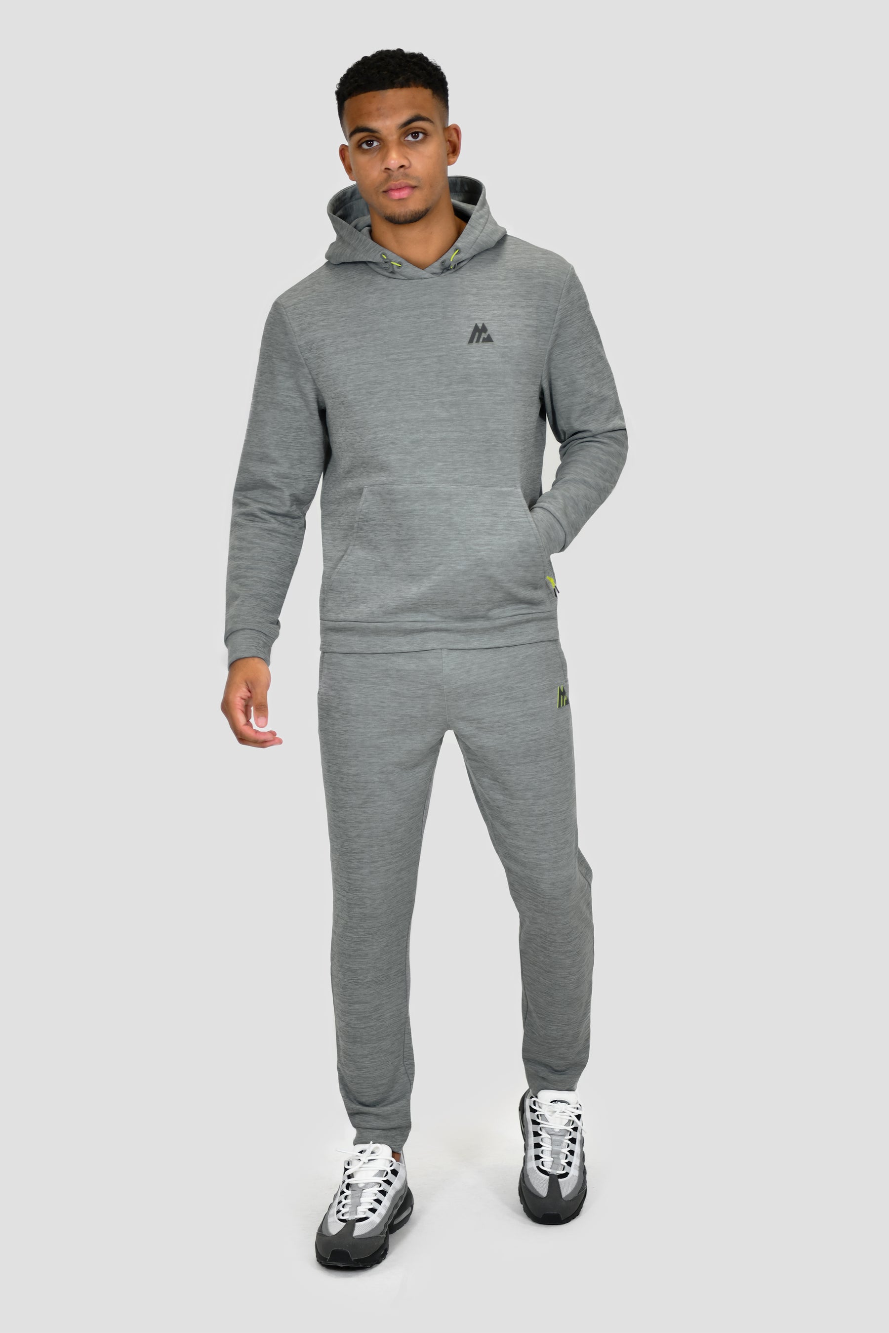 Rapid Fleece Hood - Cement Grey