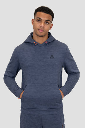 Men's Rapid Fleece Hood - Midnight Blue Marl