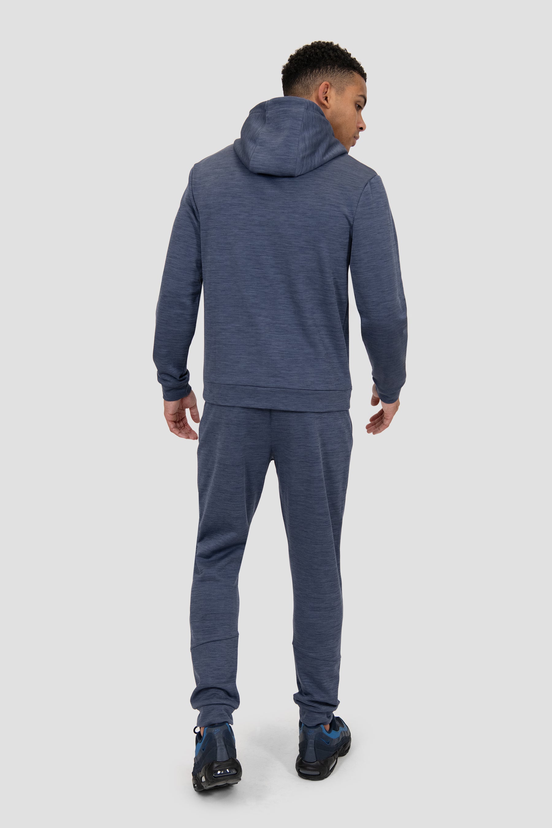 Men's Rapid Fleece Hood - Midnight Blue Marl