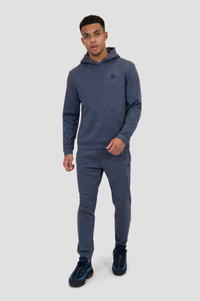 Men's Rapid Fleece Hood - Midnight Blue Marl