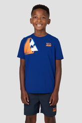 Boys MTX Run T-Shirt - Marine Blue/Idaho Blue
