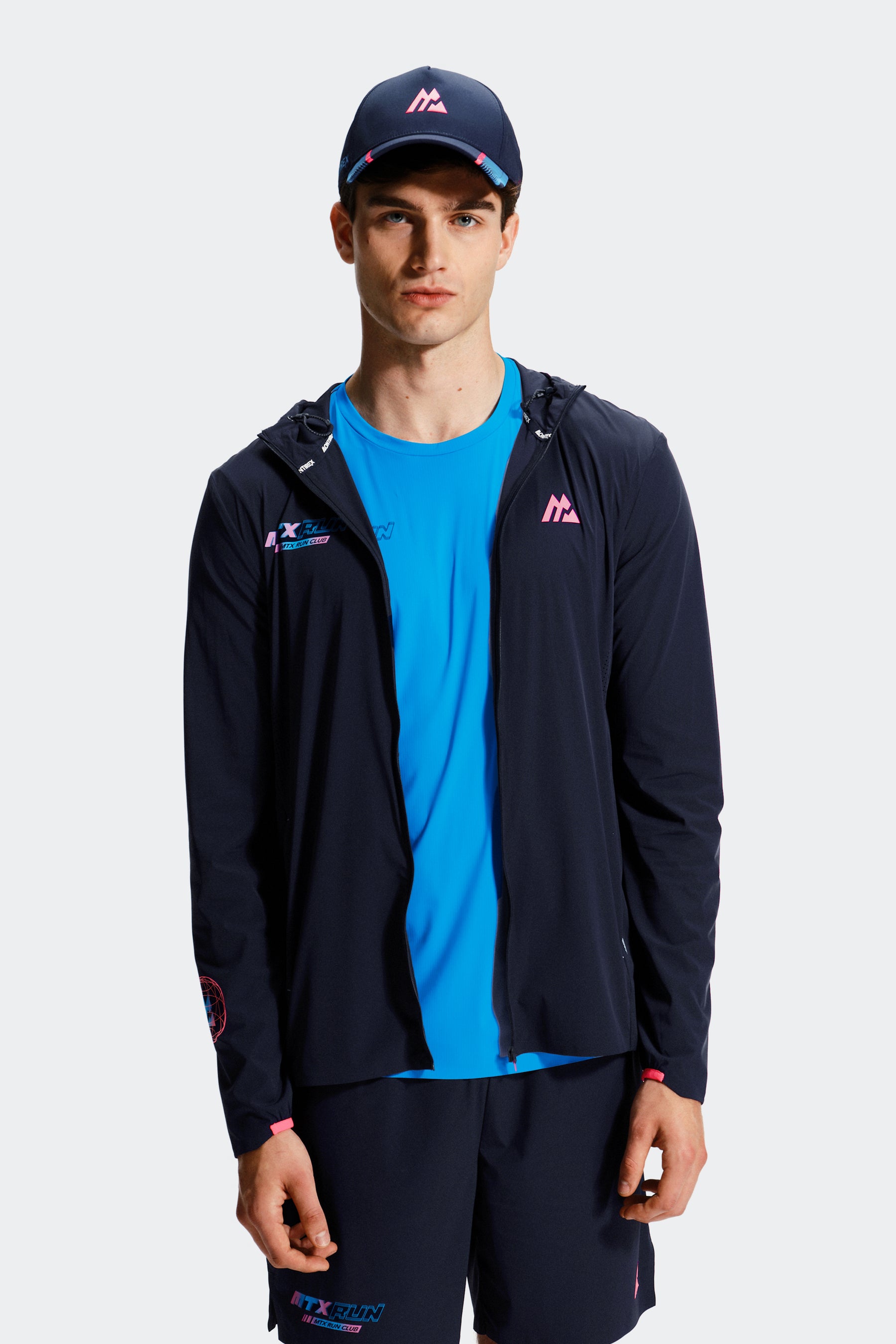 MTX Run Vertex Windbreaker - Midnight Blue