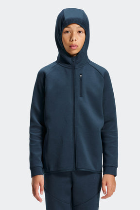 Boys Reset Hoodie - Navy Shadow Marl